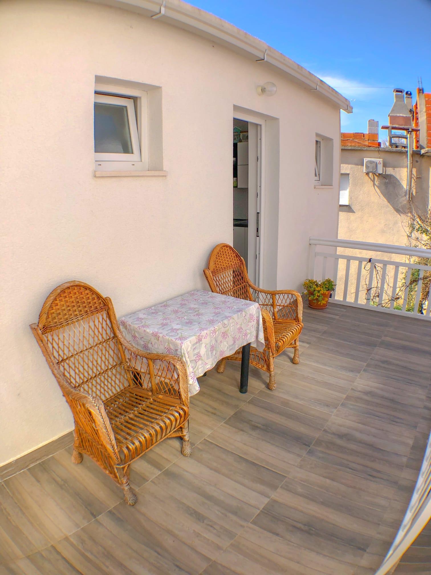 Studio flat with balcony and sea view Gradac, Makarska  AS-b