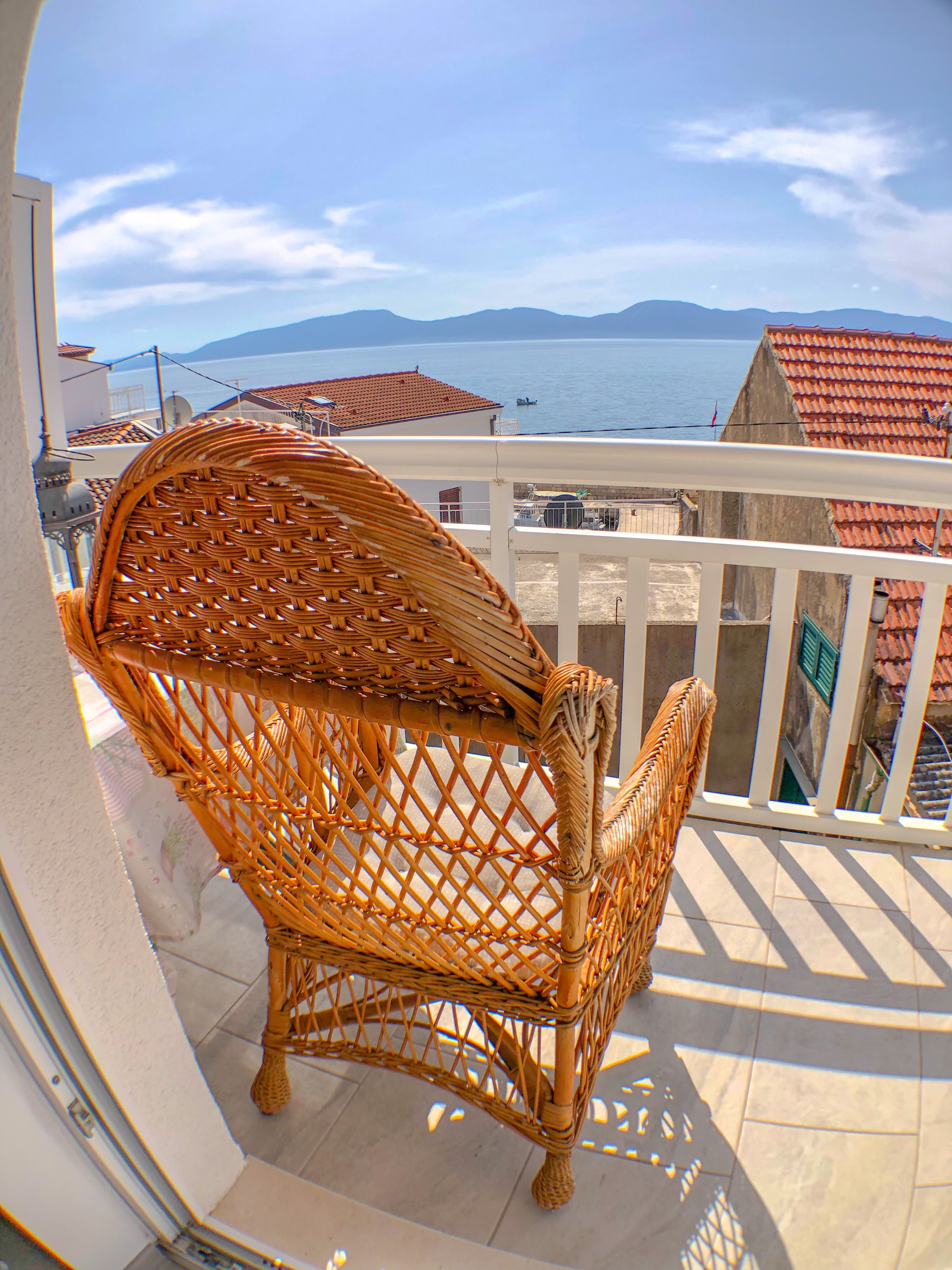Studio flat with balcony and sea view Gradac, Makarska  AS-b