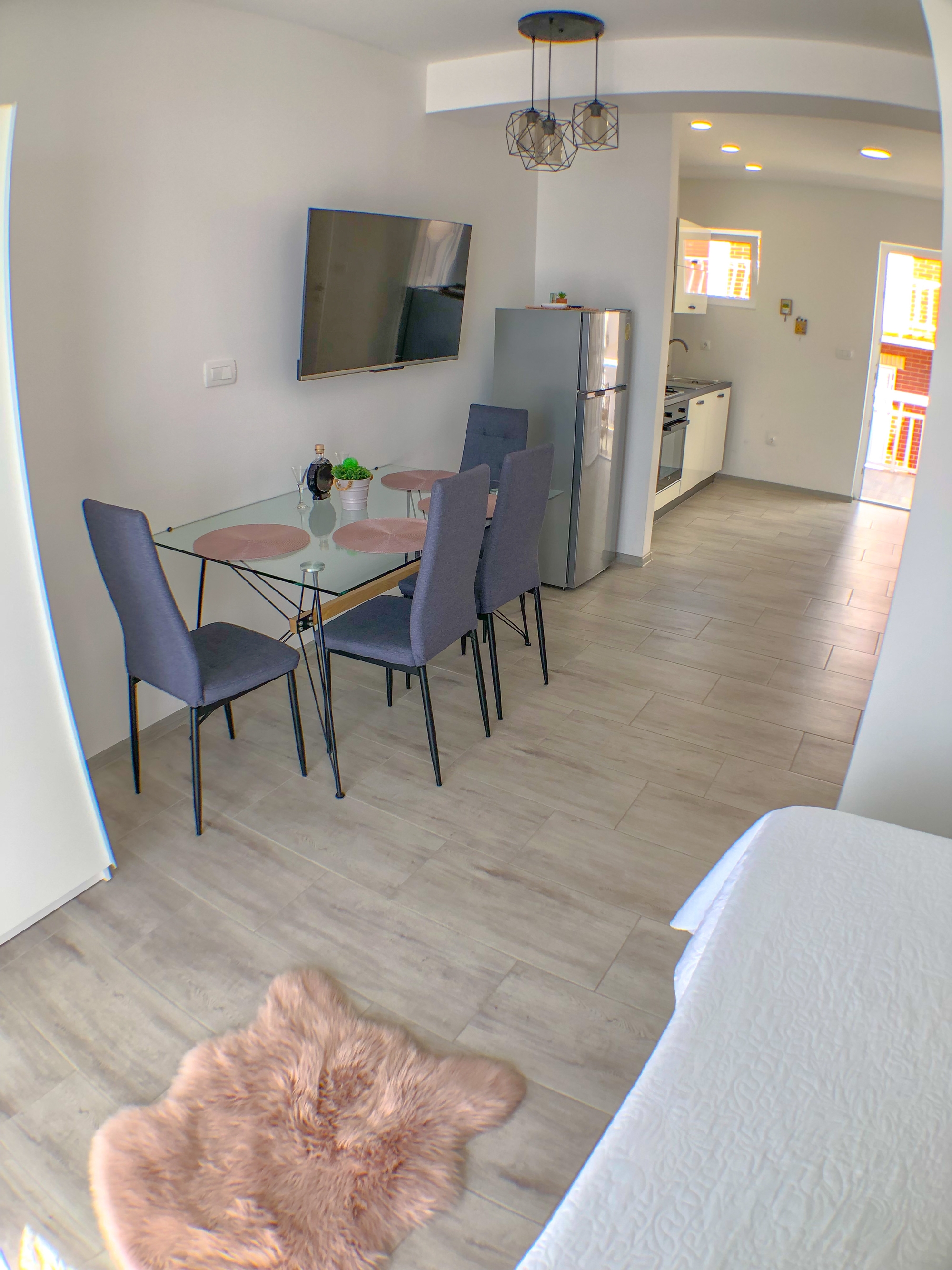 Studio flat with balcony and sea view Gradac, Makarska  AS-b