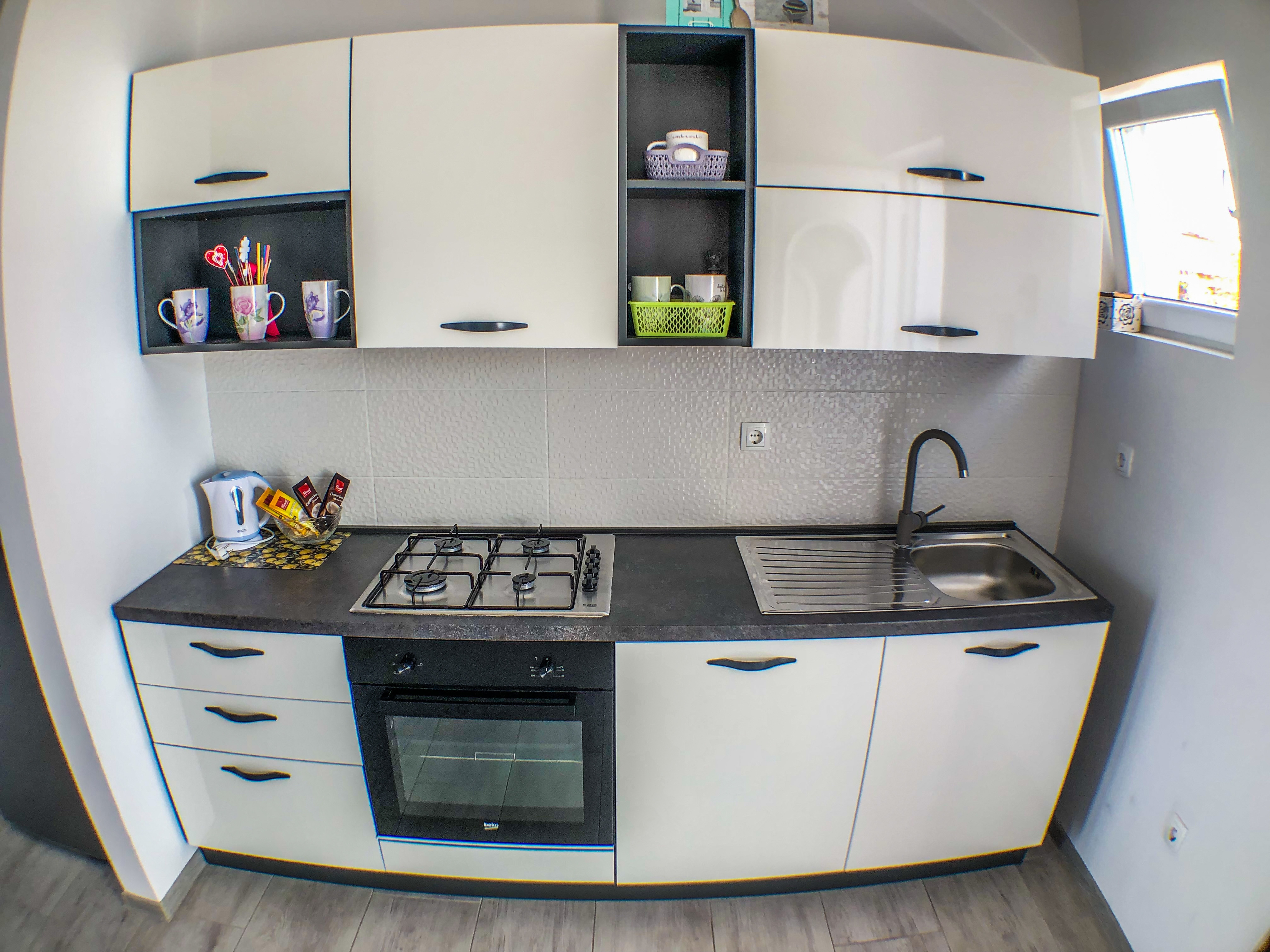 Studio flat with balcony and sea view Gradac, Makarska  AS-b