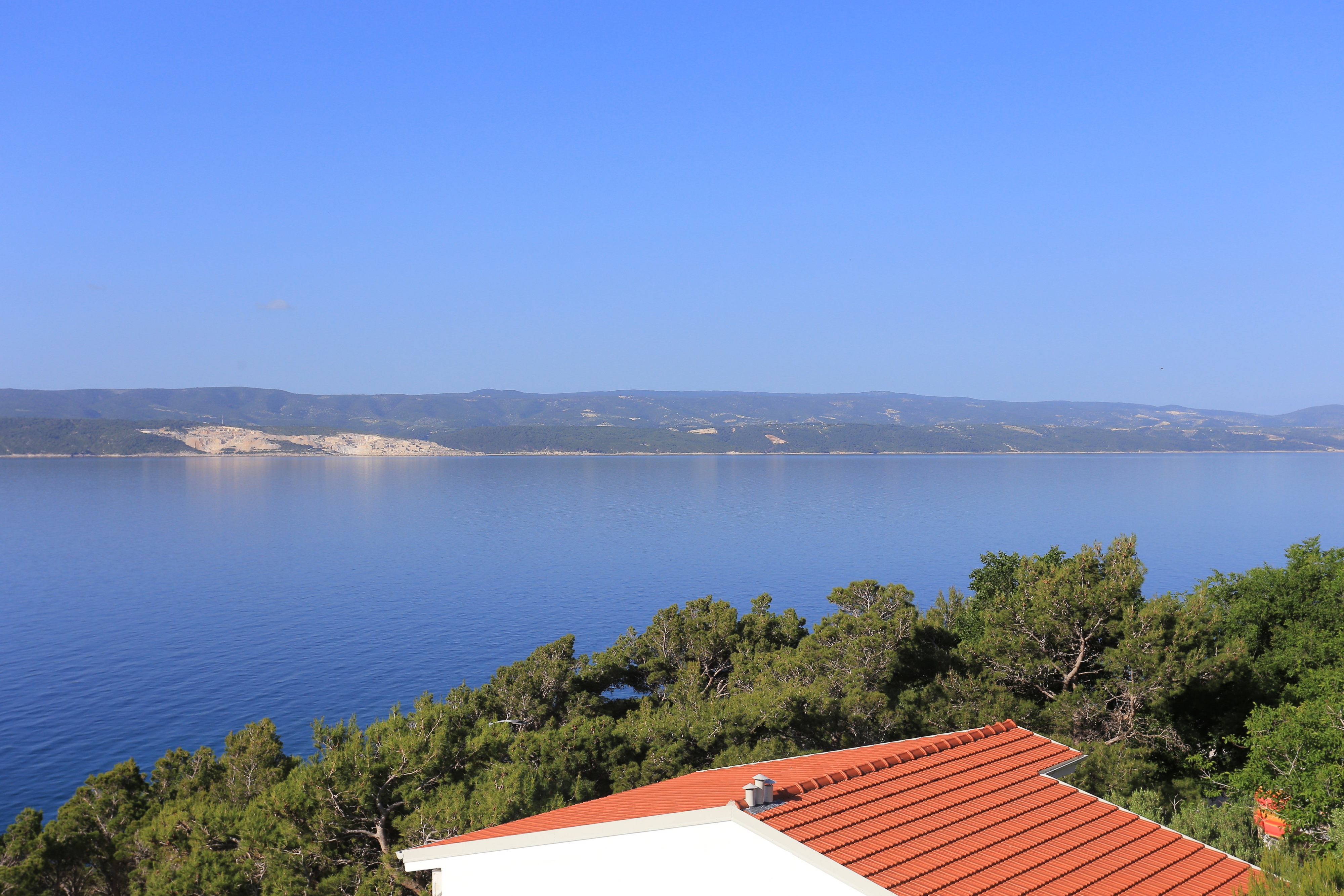 One bedroom apartment with terrace and sea view Lokva Rogoznica, Omiš  A-c