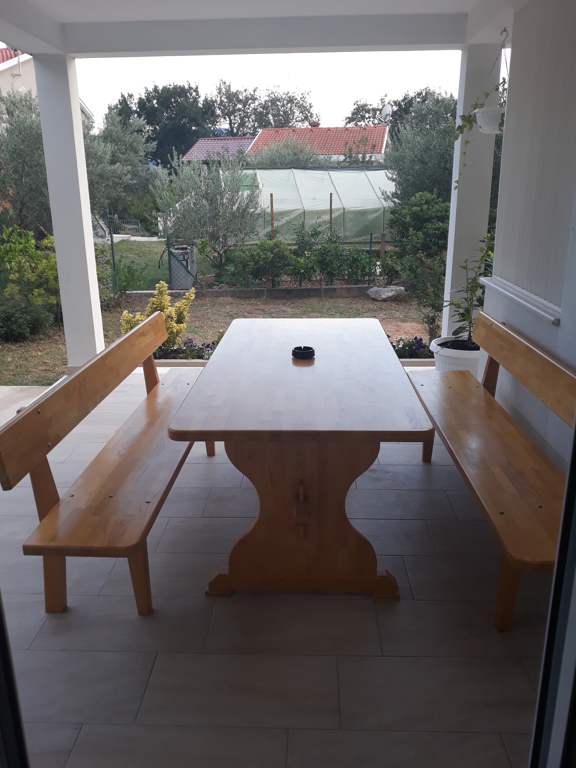 Two bedroom apartment with terrace and sea view Viganj, Pelješac  A-b