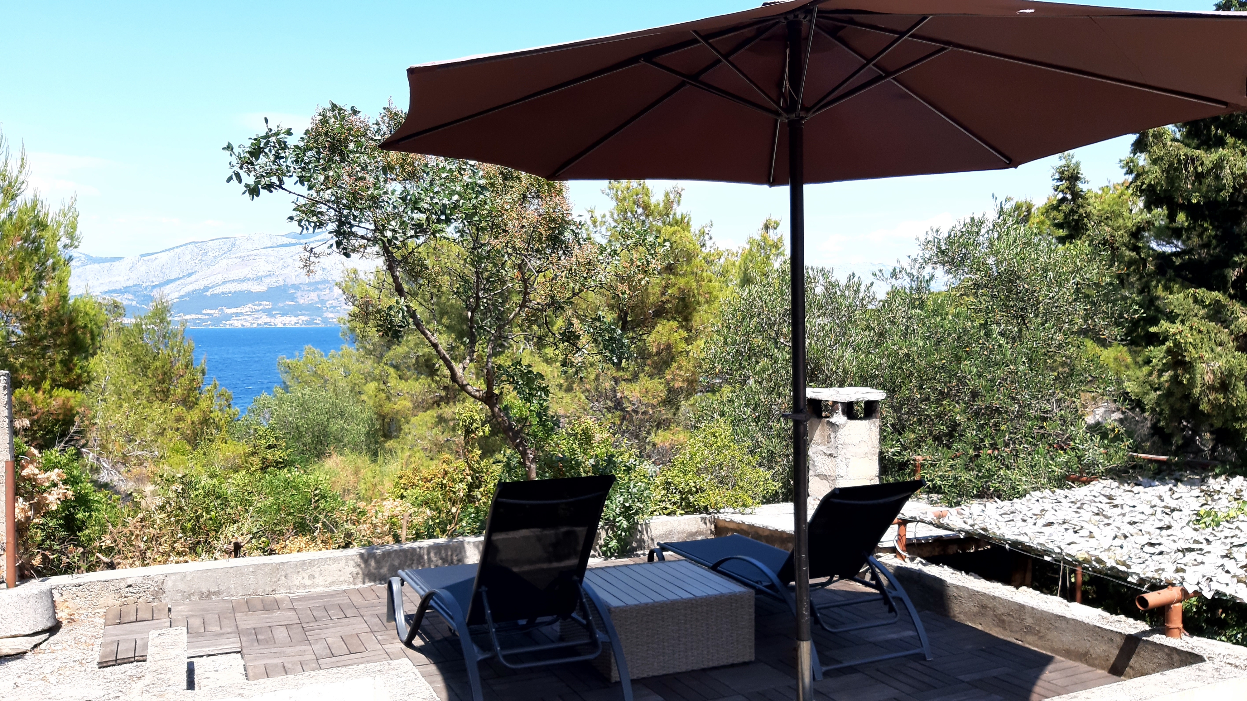 One bedroom house with terrace Cove Vela Lozna, Brač (K-13332)