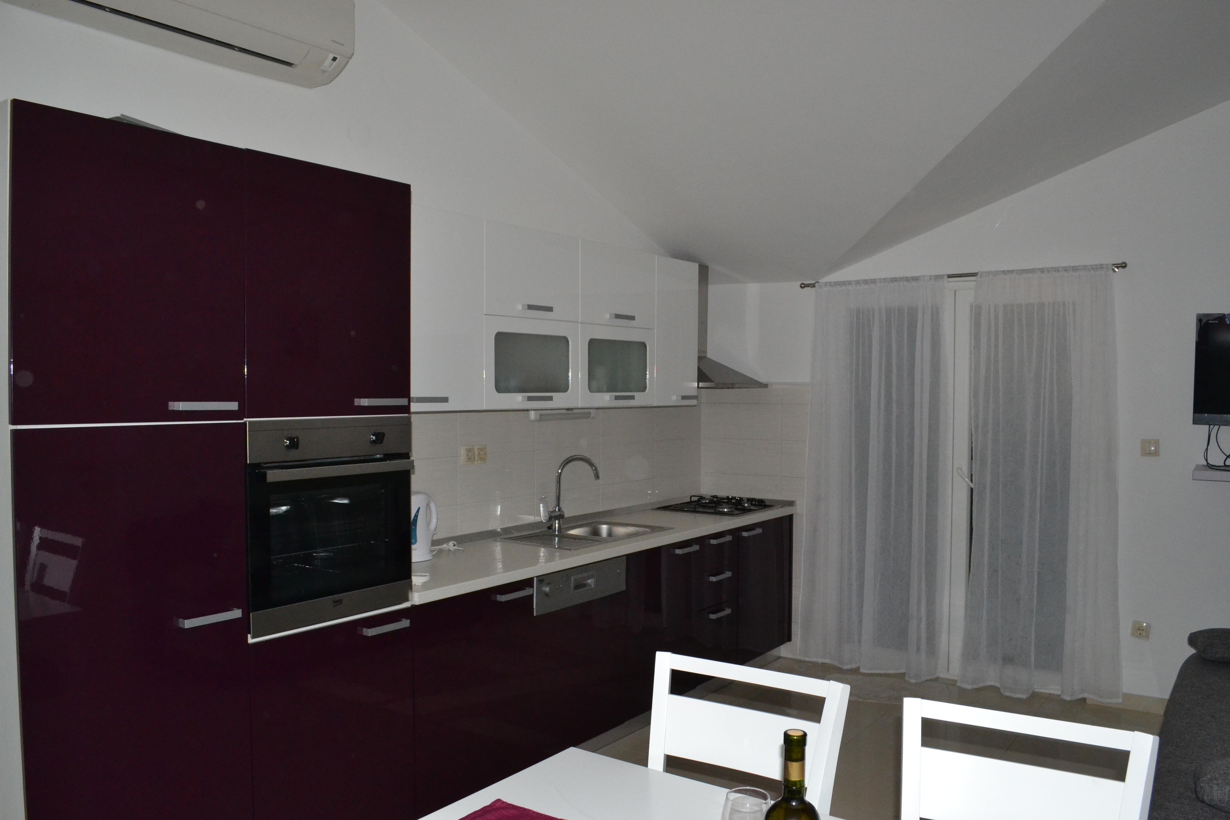 Two bedroom apartment with terrace and sea view Grebaštica, Šibenik  A-b