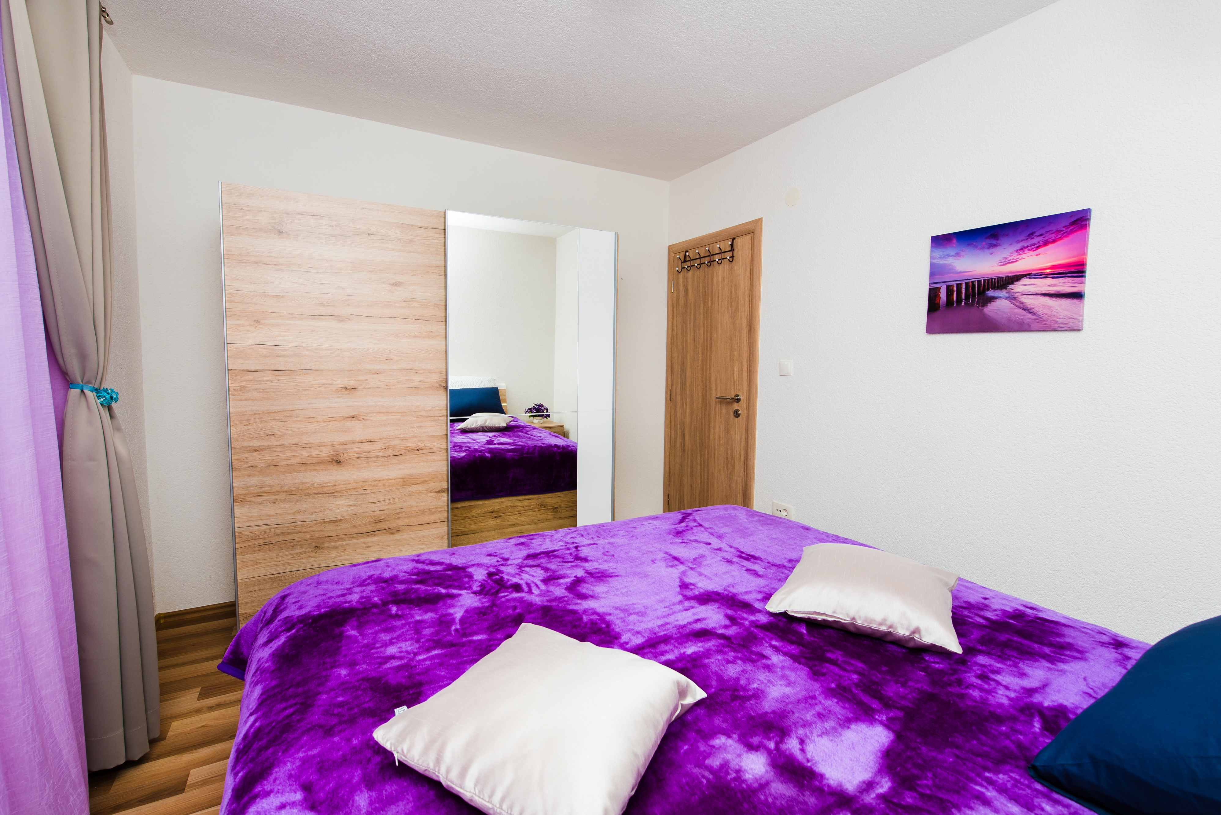 Three bedroom apartment with balcony and sea view Podstrana, Split  A-b