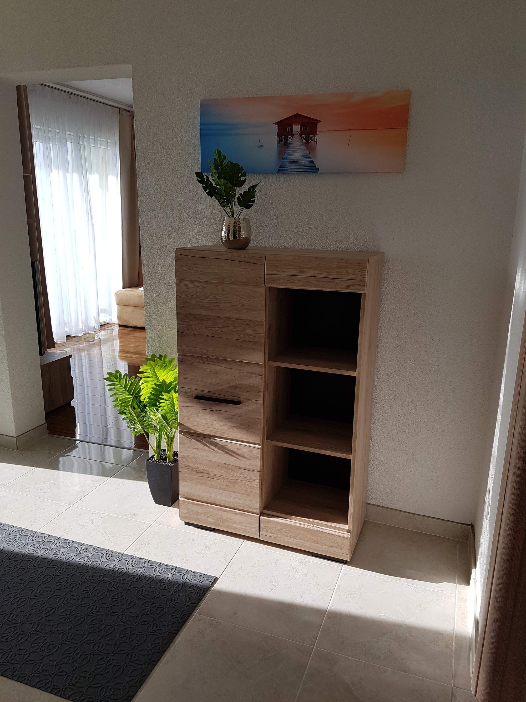 Three bedroom apartment with balcony and sea view Podstrana, Split  A-b
