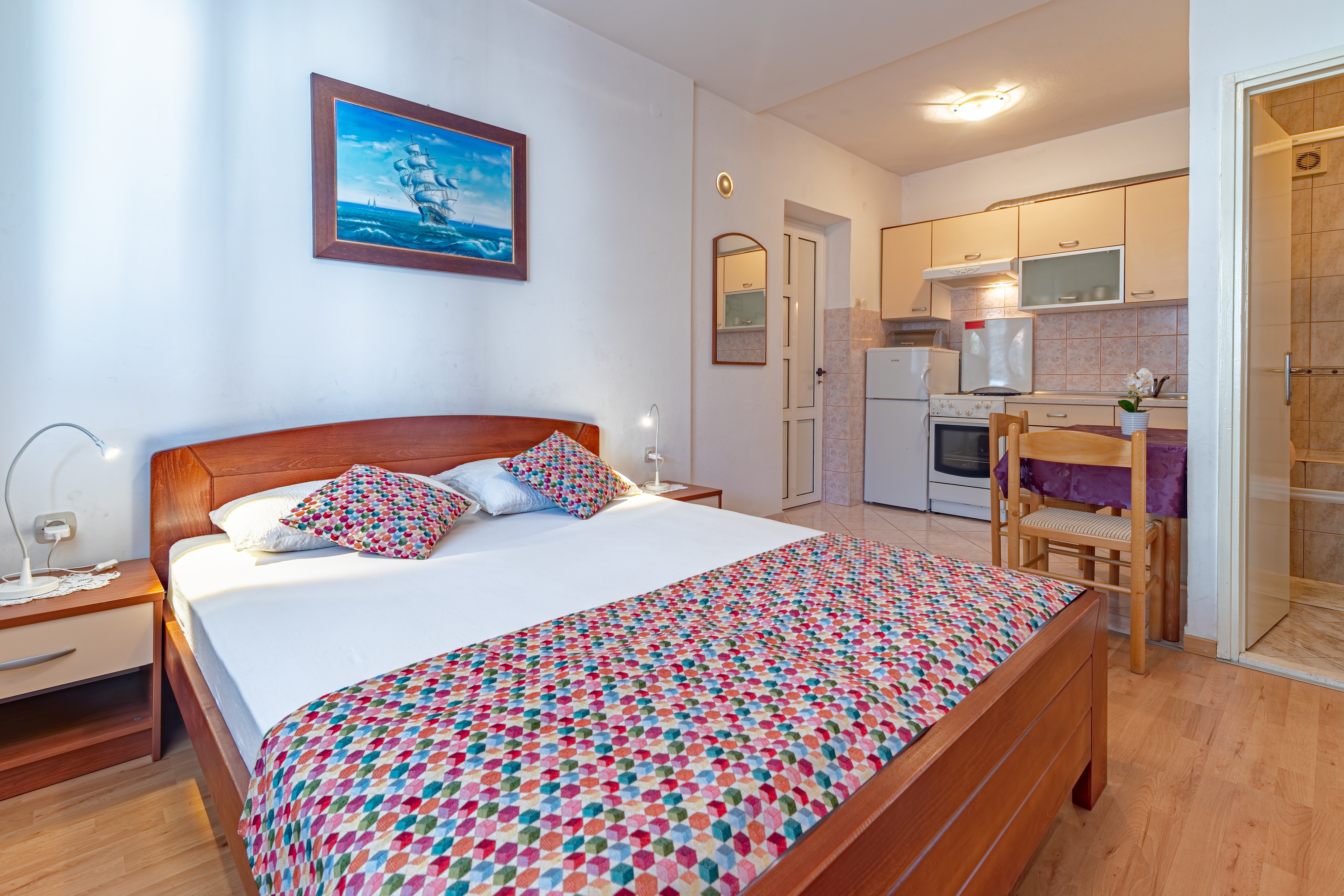 Two bedroom apartment with terrace Jelsa, Hvar  A-c