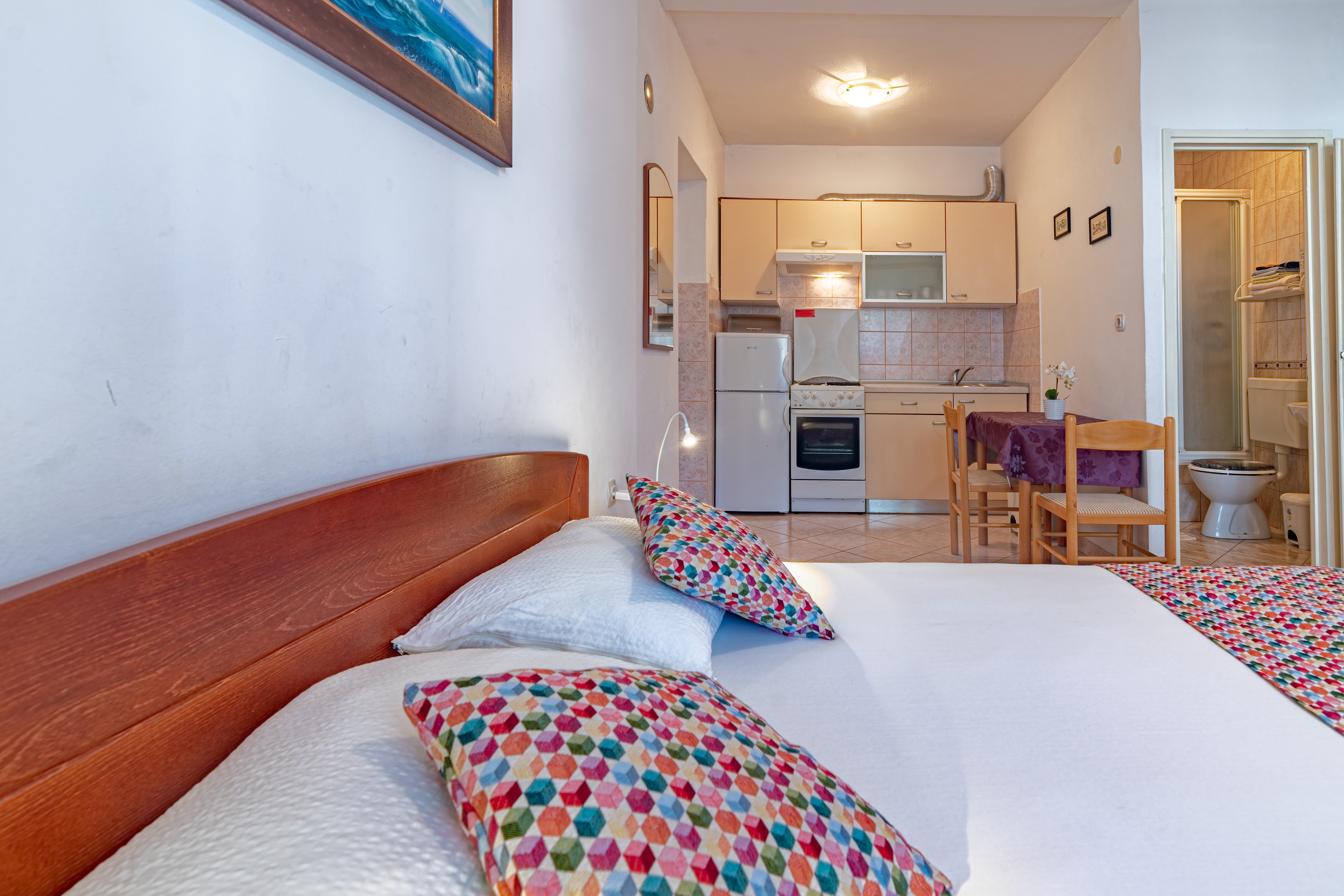 Two bedroom apartment with terrace Jelsa, Hvar  A-c