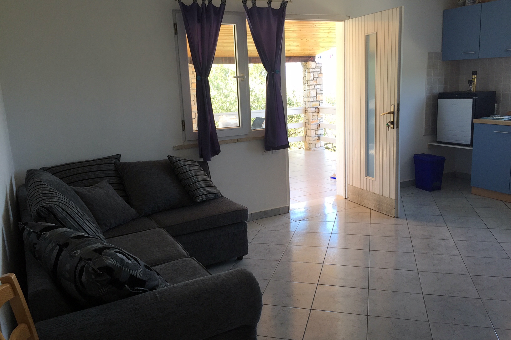 Two bedroom house with terrace and sea view Cove Stratinčica, Korčula  K