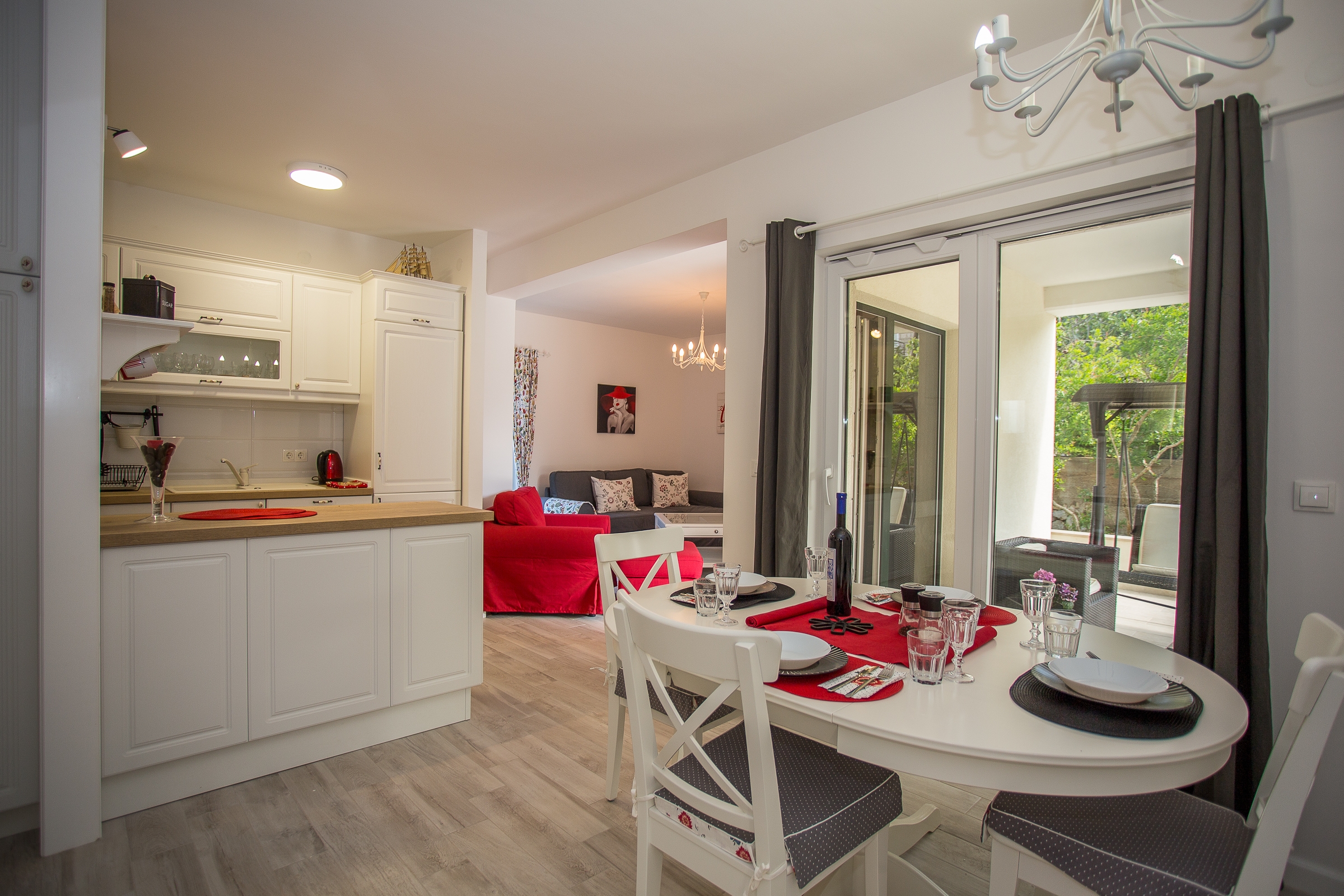 Two bedroom house with terrace Mali Ston, Pelješac  K