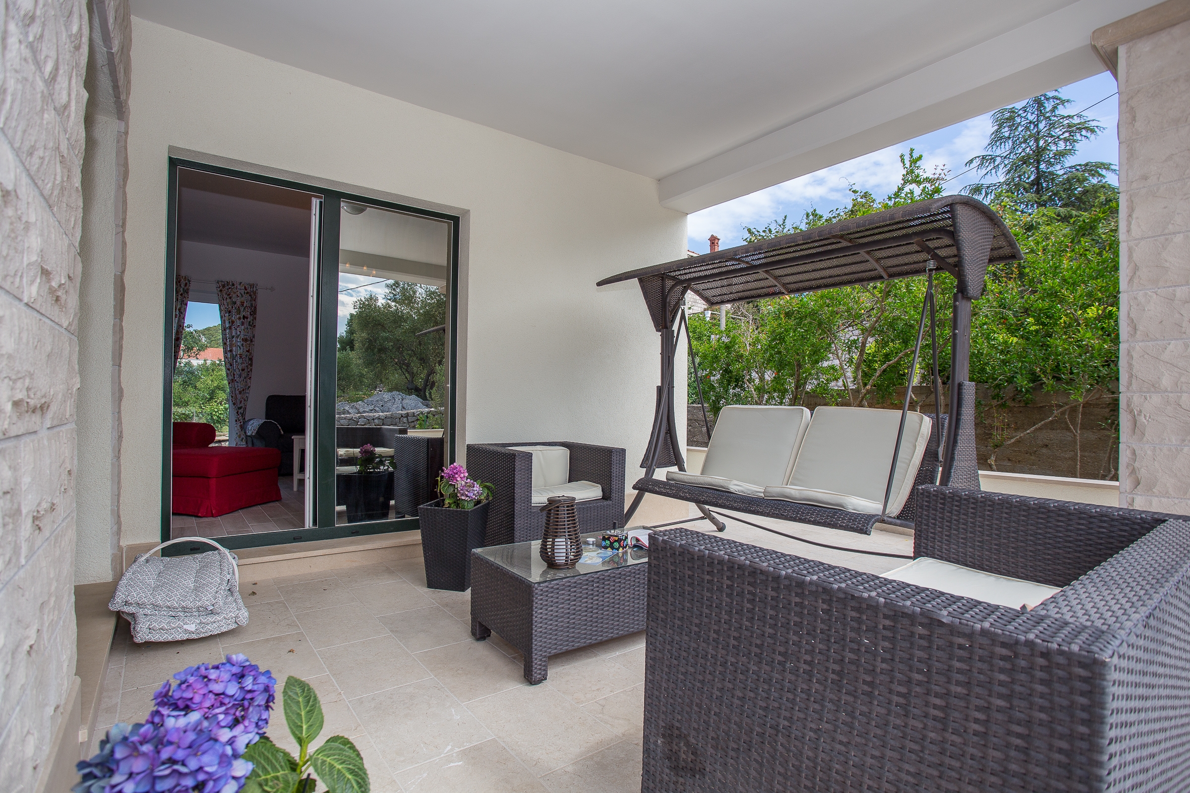 Two bedroom house with terrace Mali Ston, Pelješac (K-13443)