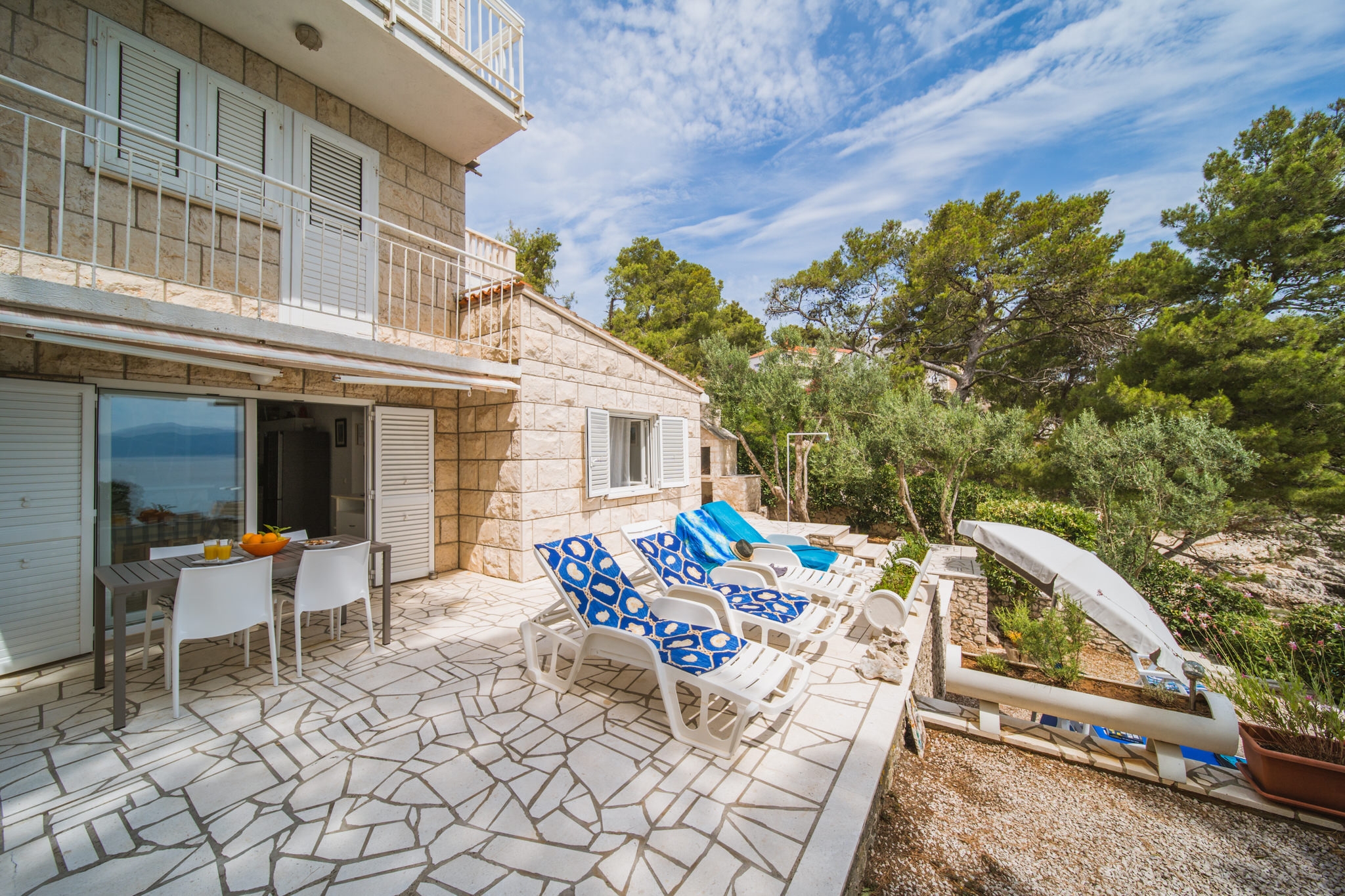 Two bedroom apartment near beach Lumbarda, Korčula  A-b