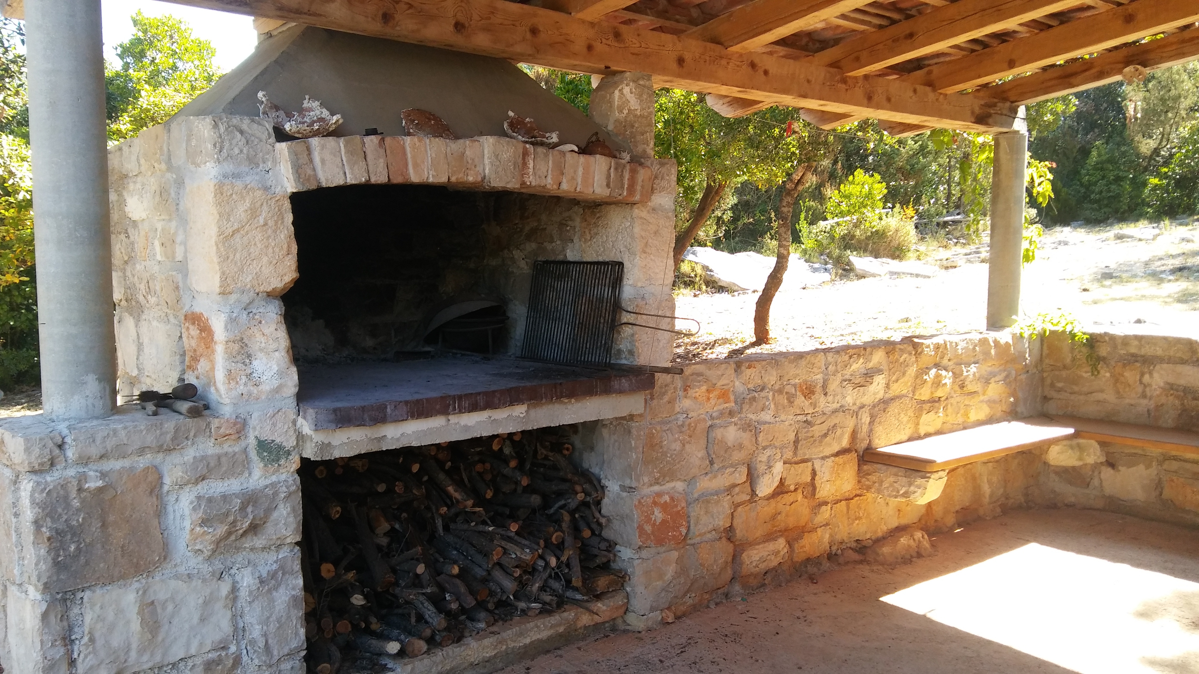 Three bedroom house with terrace and sea view Cove Borova, Hvar  K