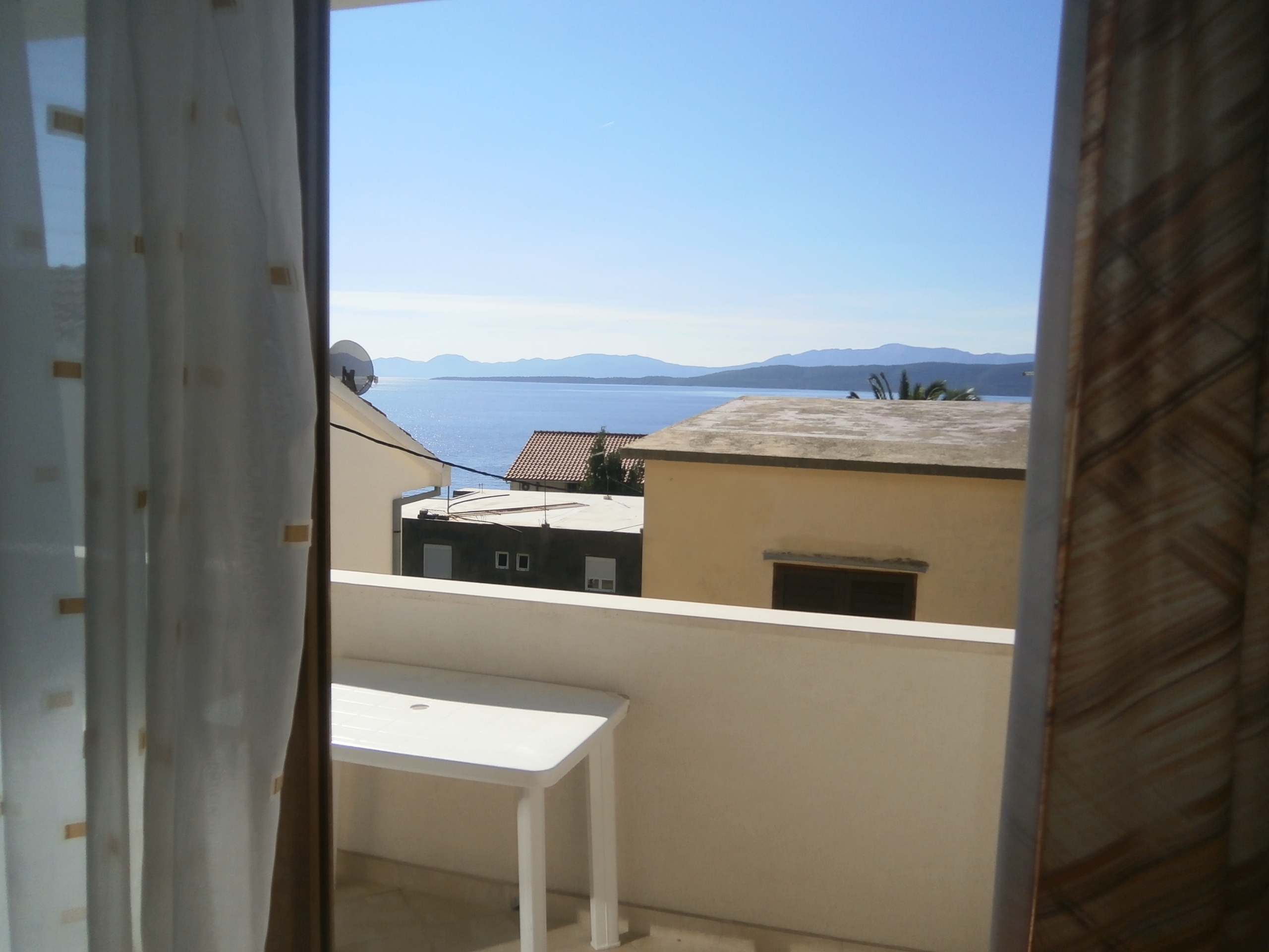 One bedroom apartment with balcony and sea view Igrane, Makarska  A-b