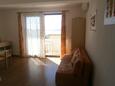 Living room Igrane, Living room in the apartment, air condition available and WiFi.