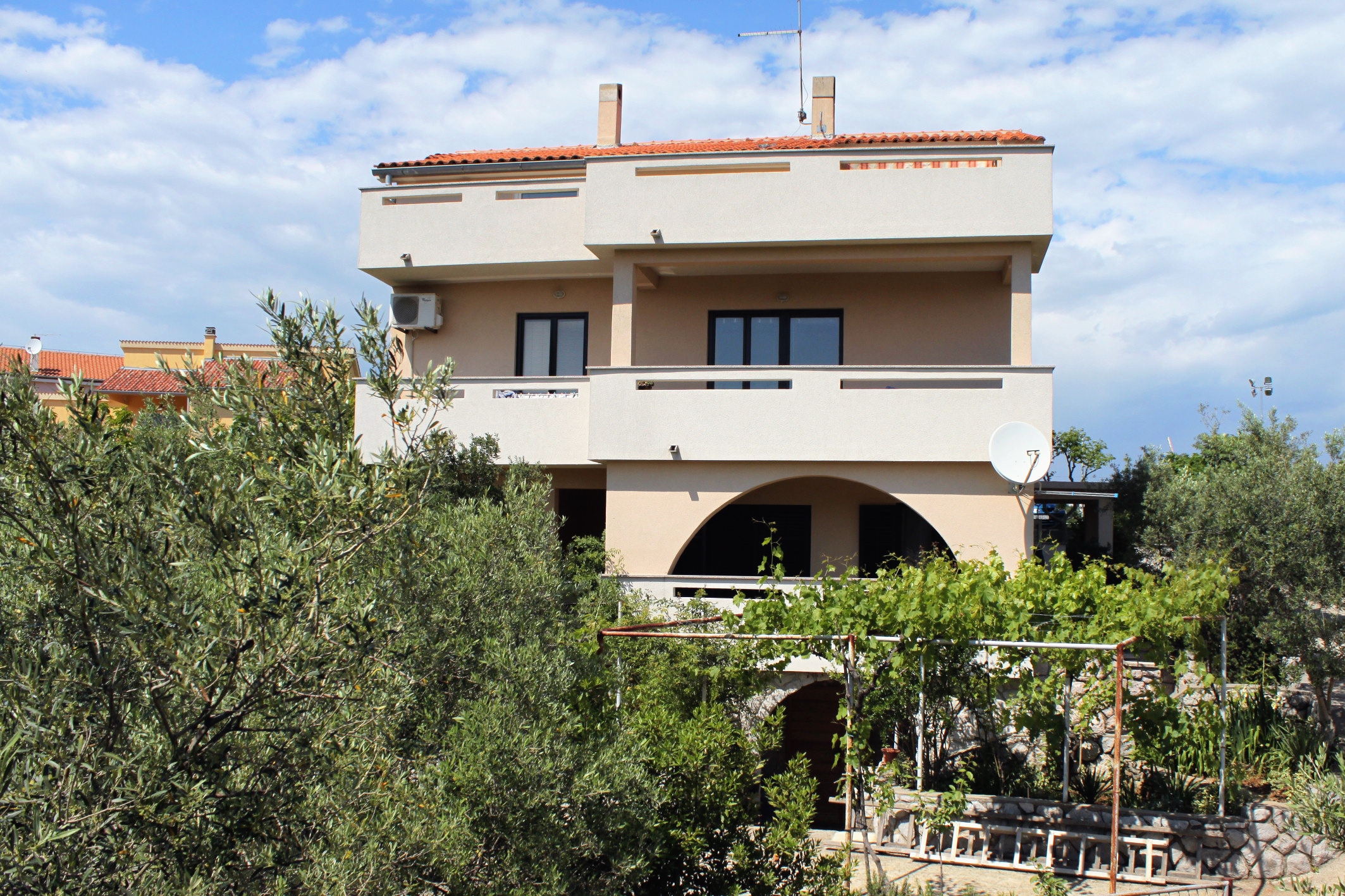 Enosobni apartma S teraso Krk  A-b