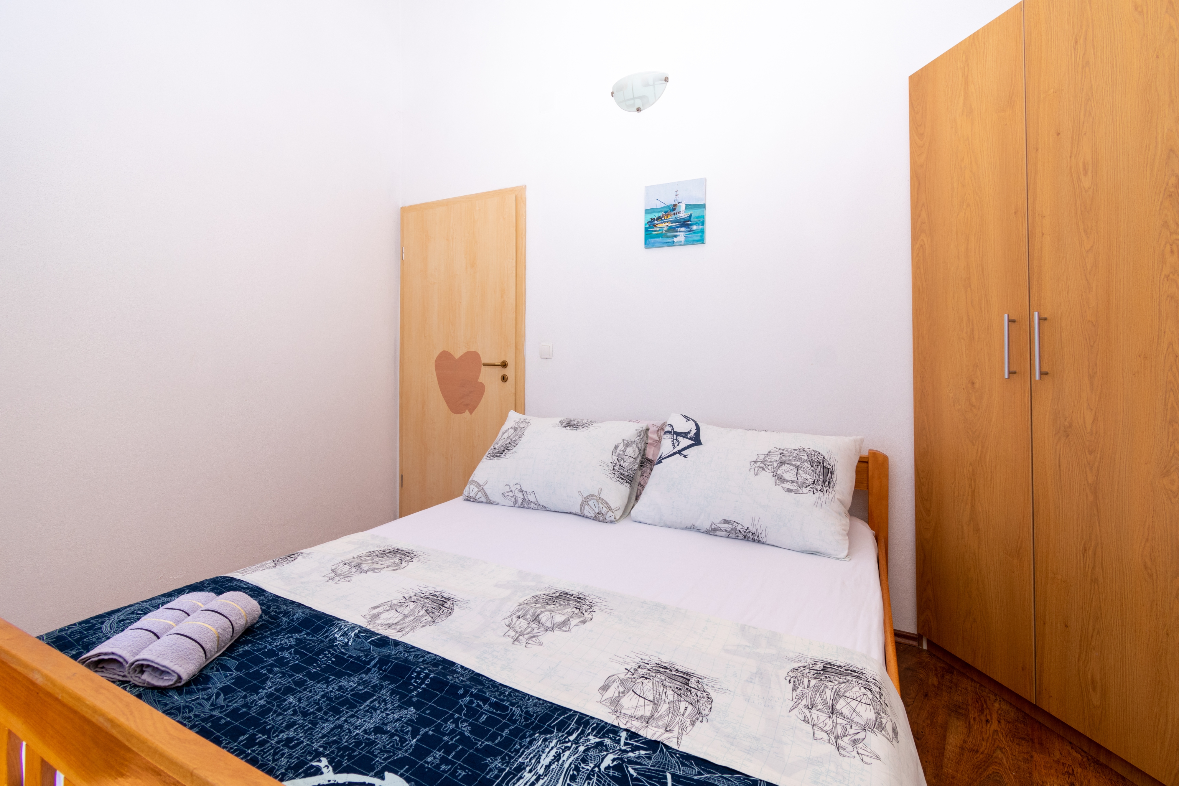 Two bedroom house with terrace and sea view Cove Triluke, Pašman  K