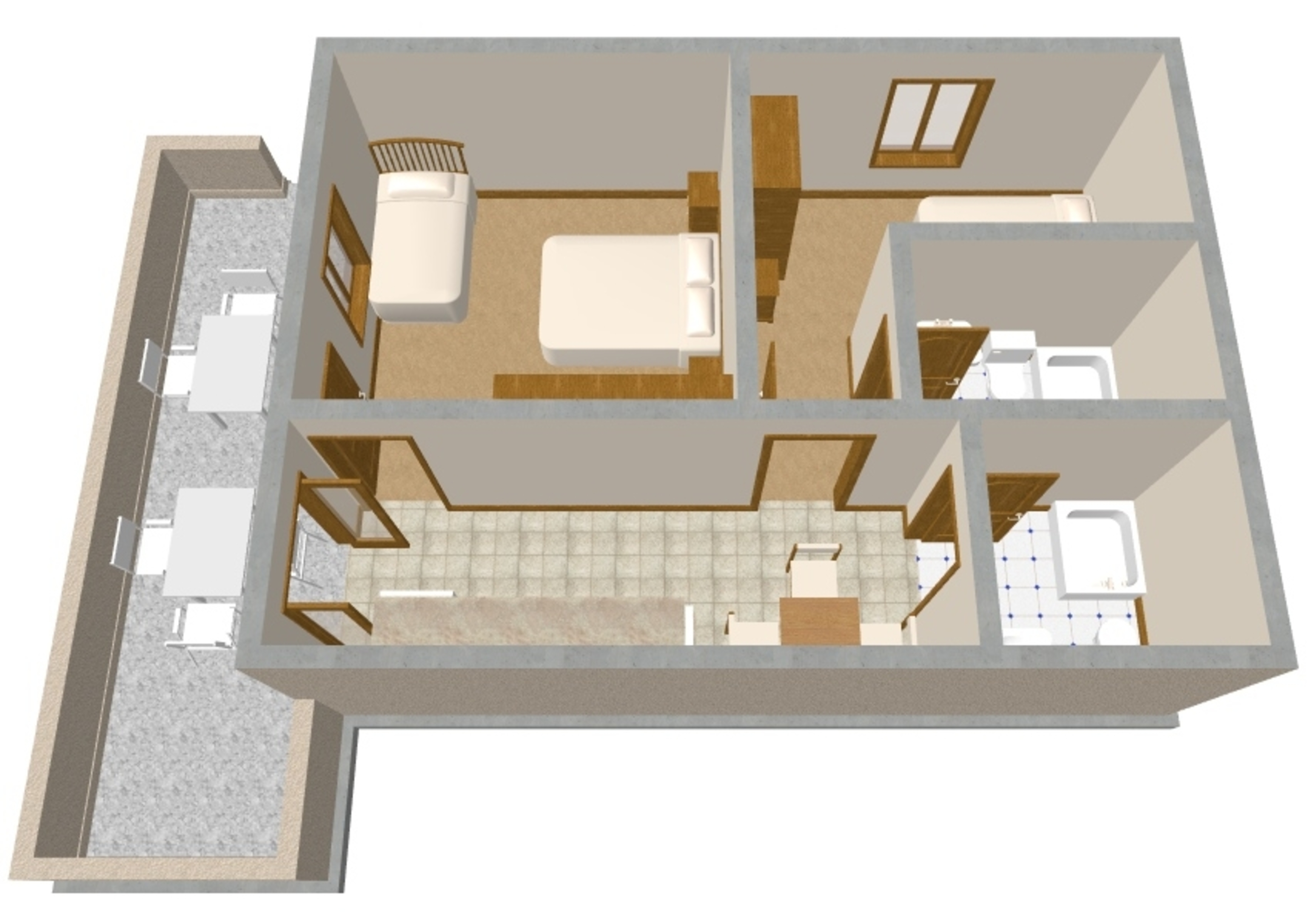 Two bedroom apartment near beach Sućuraj, Hvar  A-a