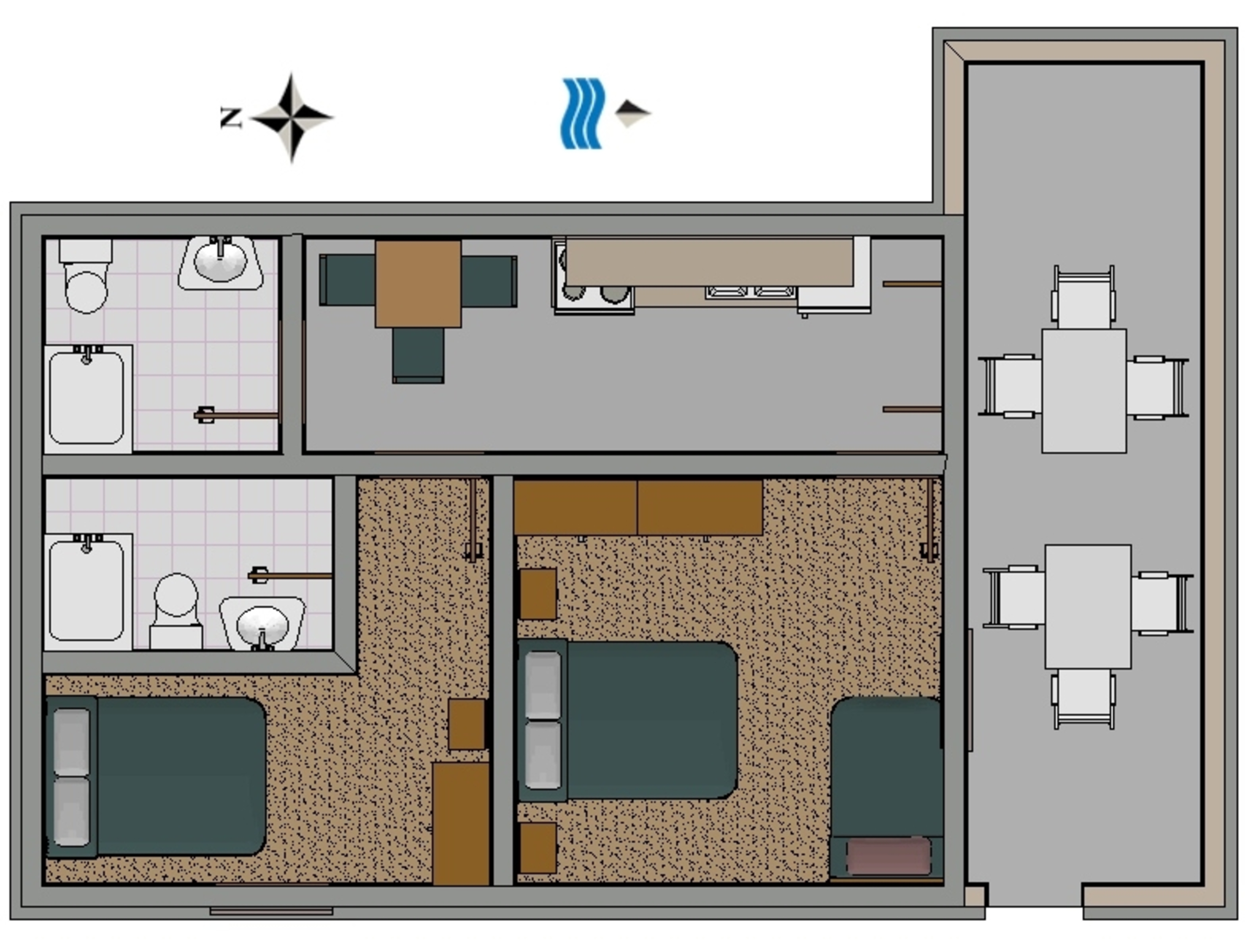 Two bedroom apartment near beach Sućuraj, Hvar  A-a