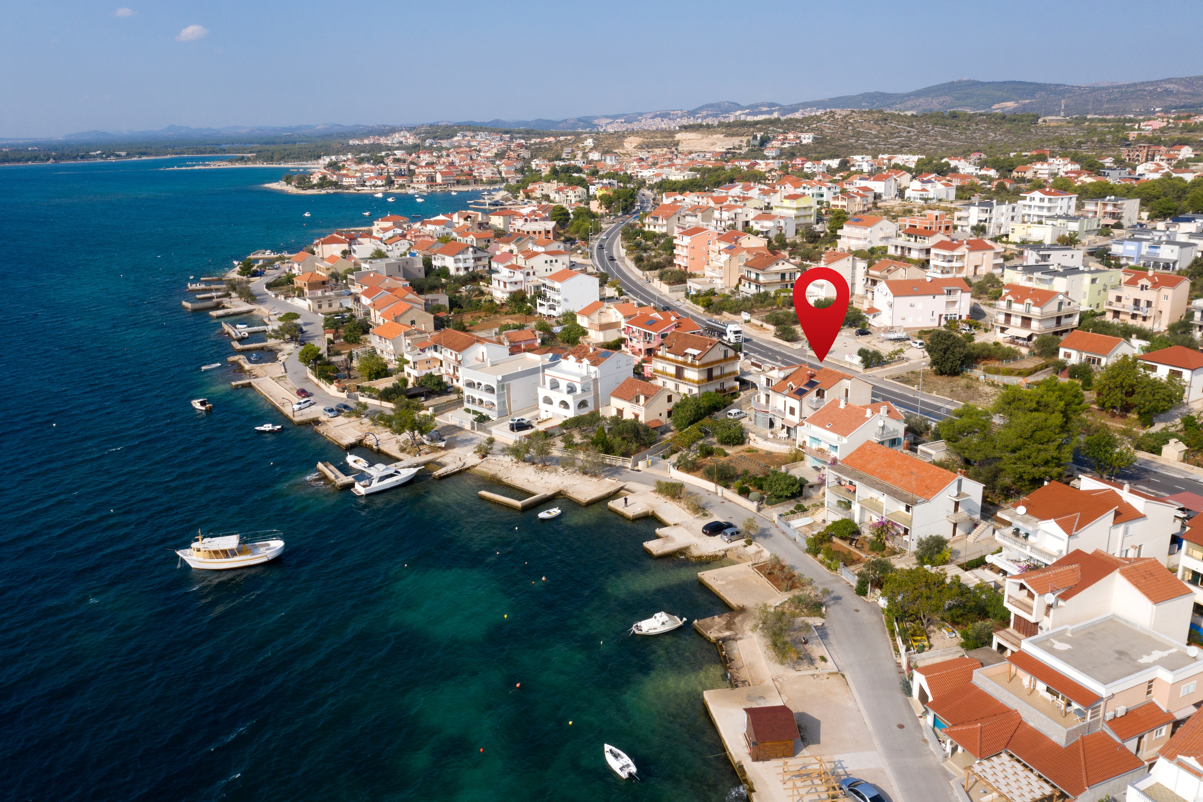 Jednosobni apartman uz plažu Brodarica, Šibenik  A-c