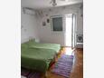 Bedroom 1 Trogir, Bedroom 1 in the apartment, air condition available and WiFi.