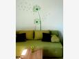 Living room Tučepi, Living room in the apartment, air condition available, (pet friendly) and WiFi.