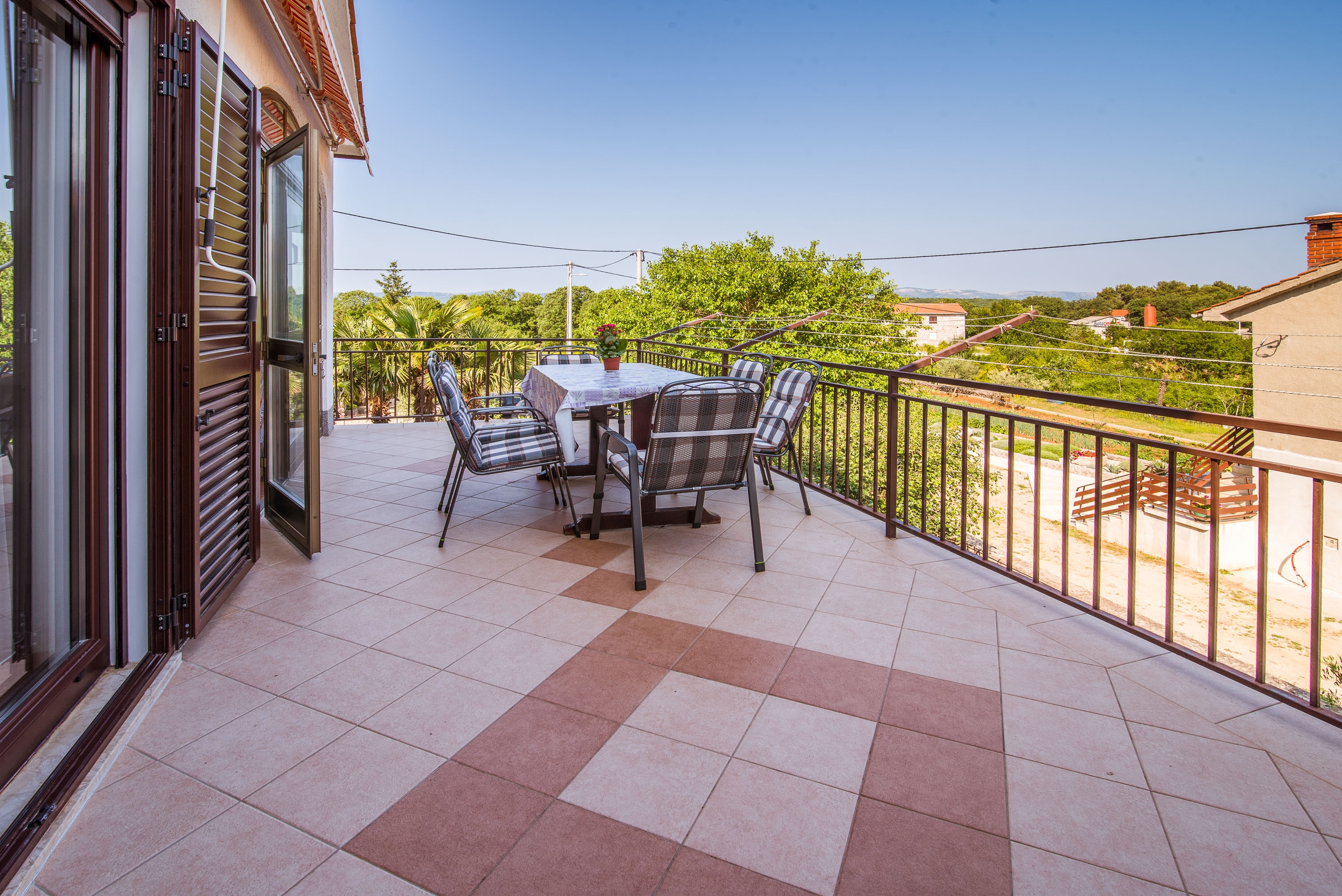 Three bedroom apartment with terrace Bajčići, Krk  A-a