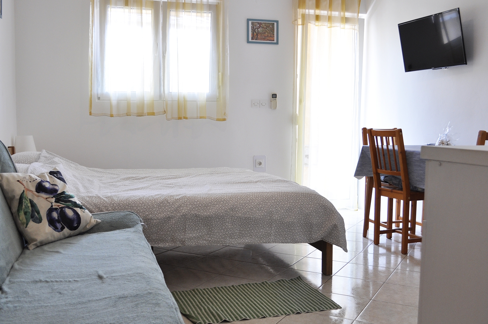 Studio flat with balcony Vir (AS-13686-a)