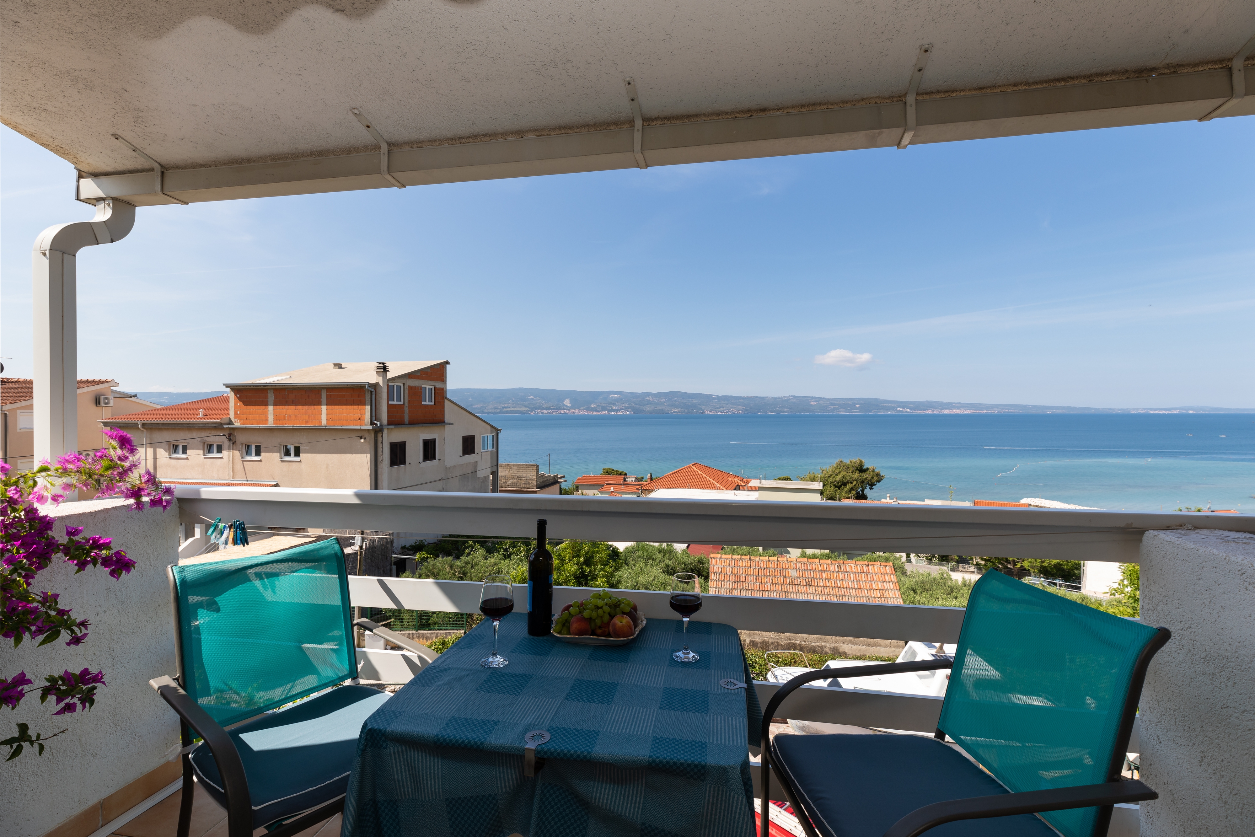 Studio flat with balcony and sea view Duće, Omiš  AS-a