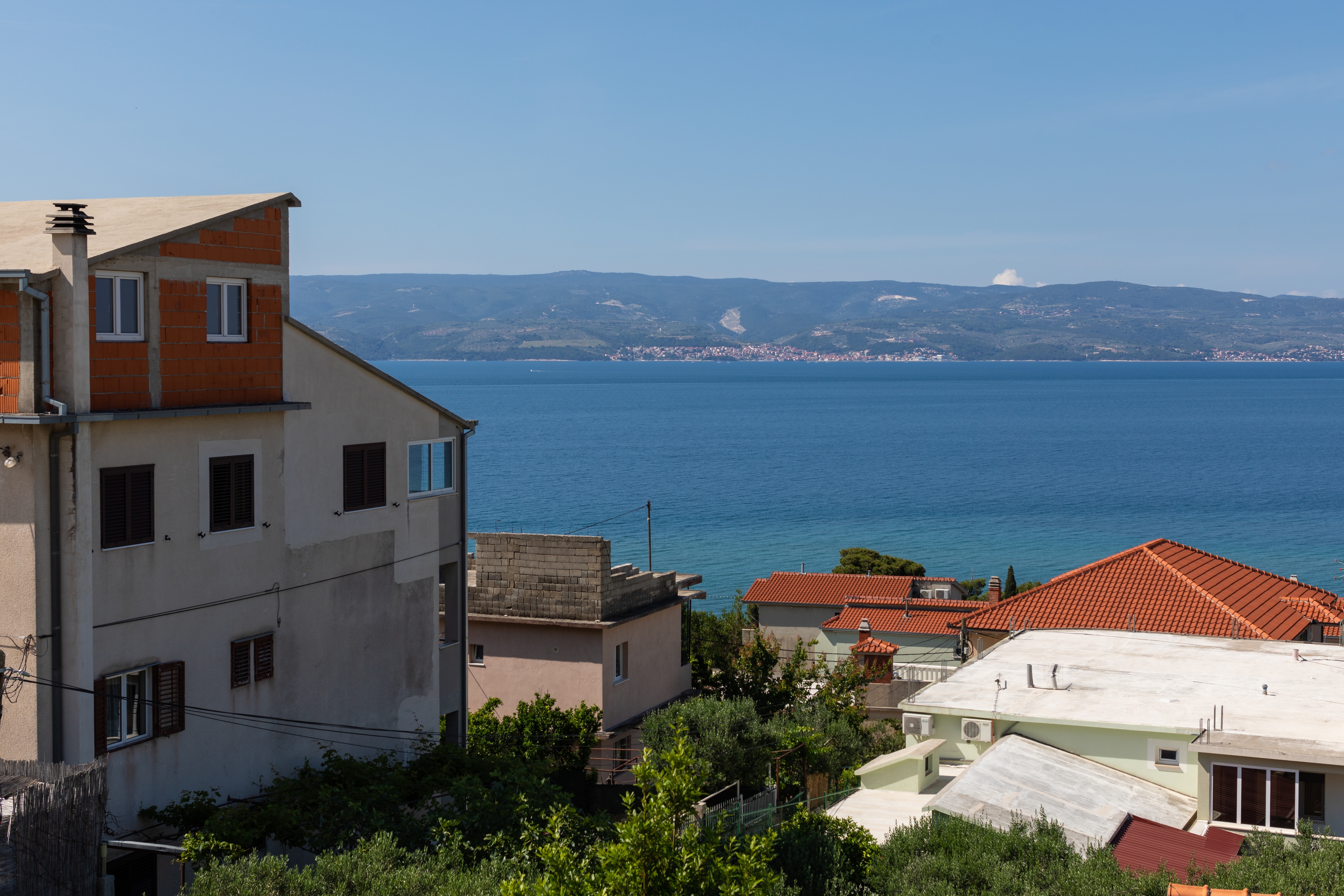 Studio flat with balcony and sea view Duće, Omiš  AS-a