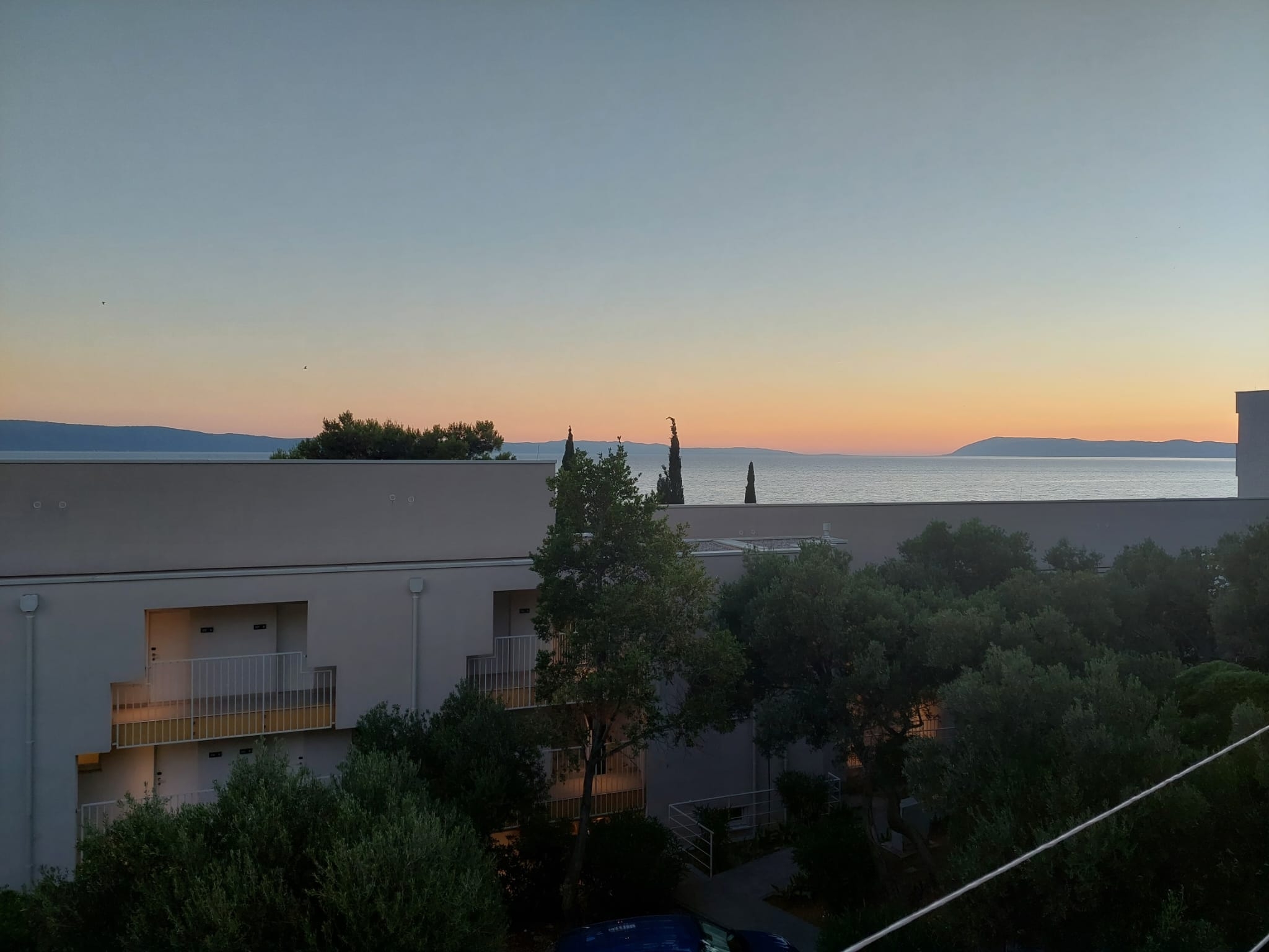 One bedroom apartment with balcony and sea view Podgora, Makarska  A-a