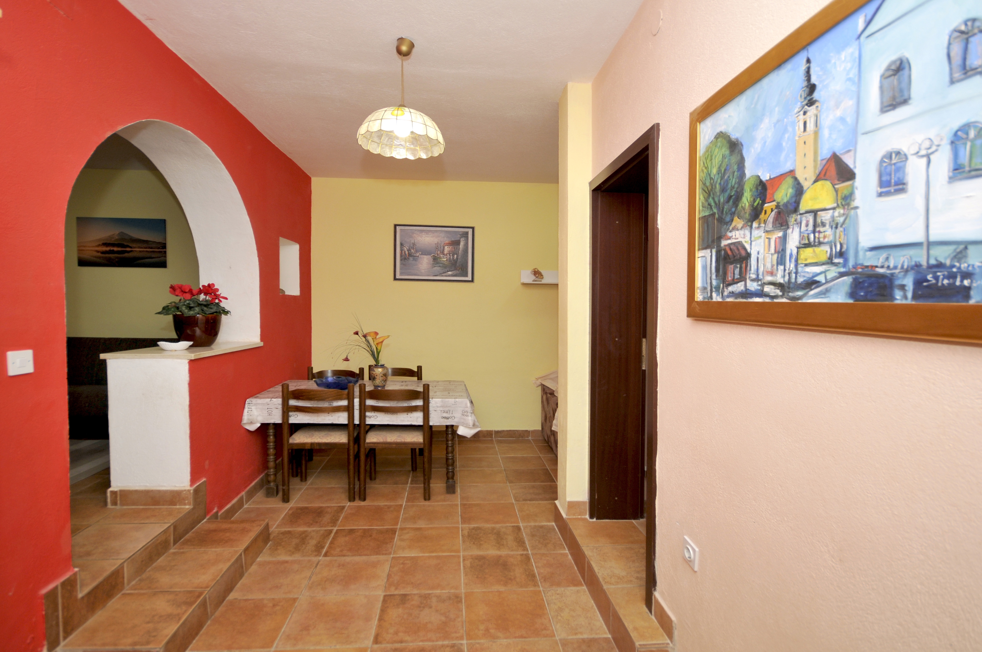 One bedroom apartment with terrace Okrug Donji, Čiovo  A-b