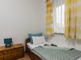 Ložnice Štinjan, Ložnice v ubytování typu apartment, domácí mazlíčci povoleni a WiFi.