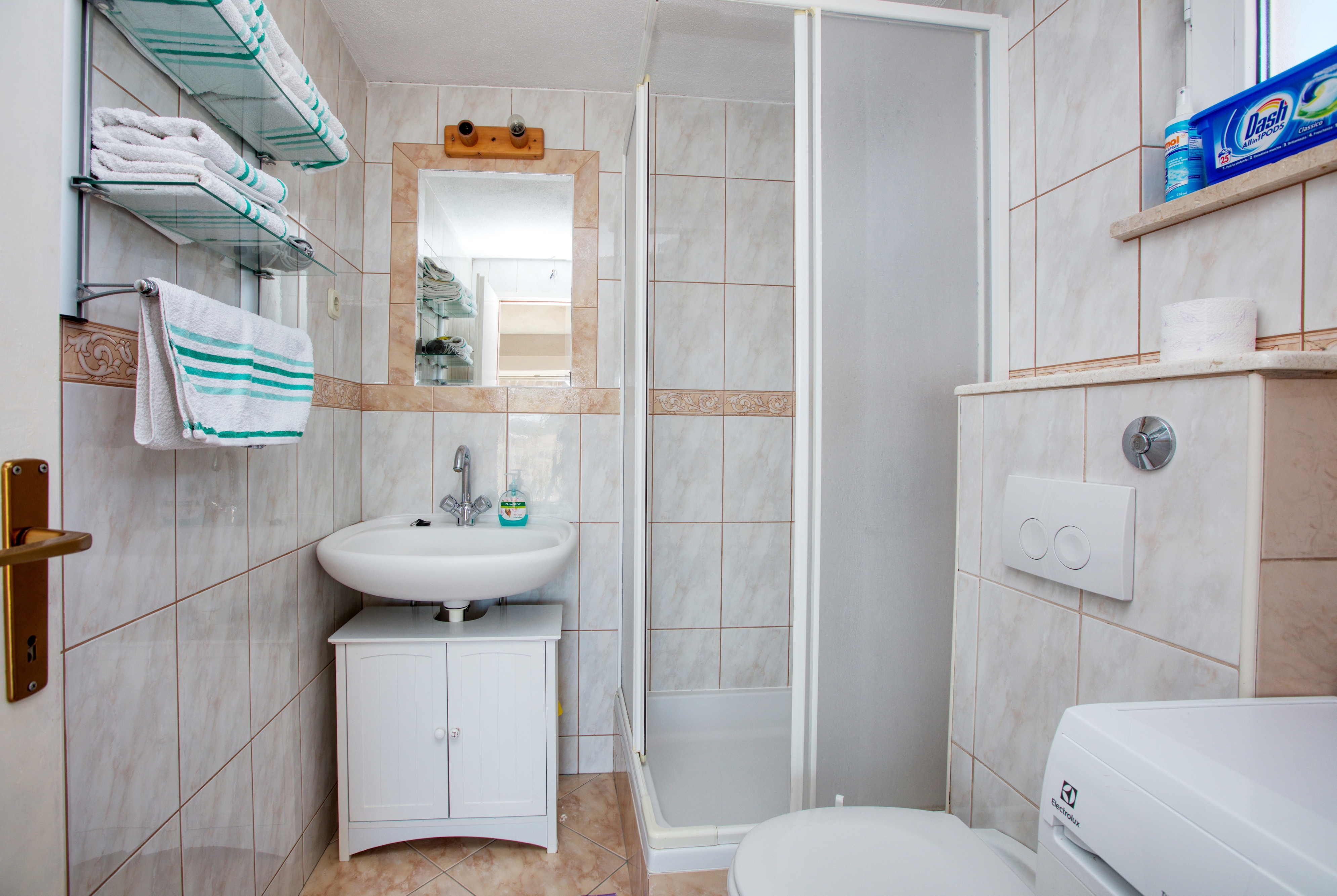 One bedroom apartment near beach Cove Kalebova Luka, Rogoznica  A-a