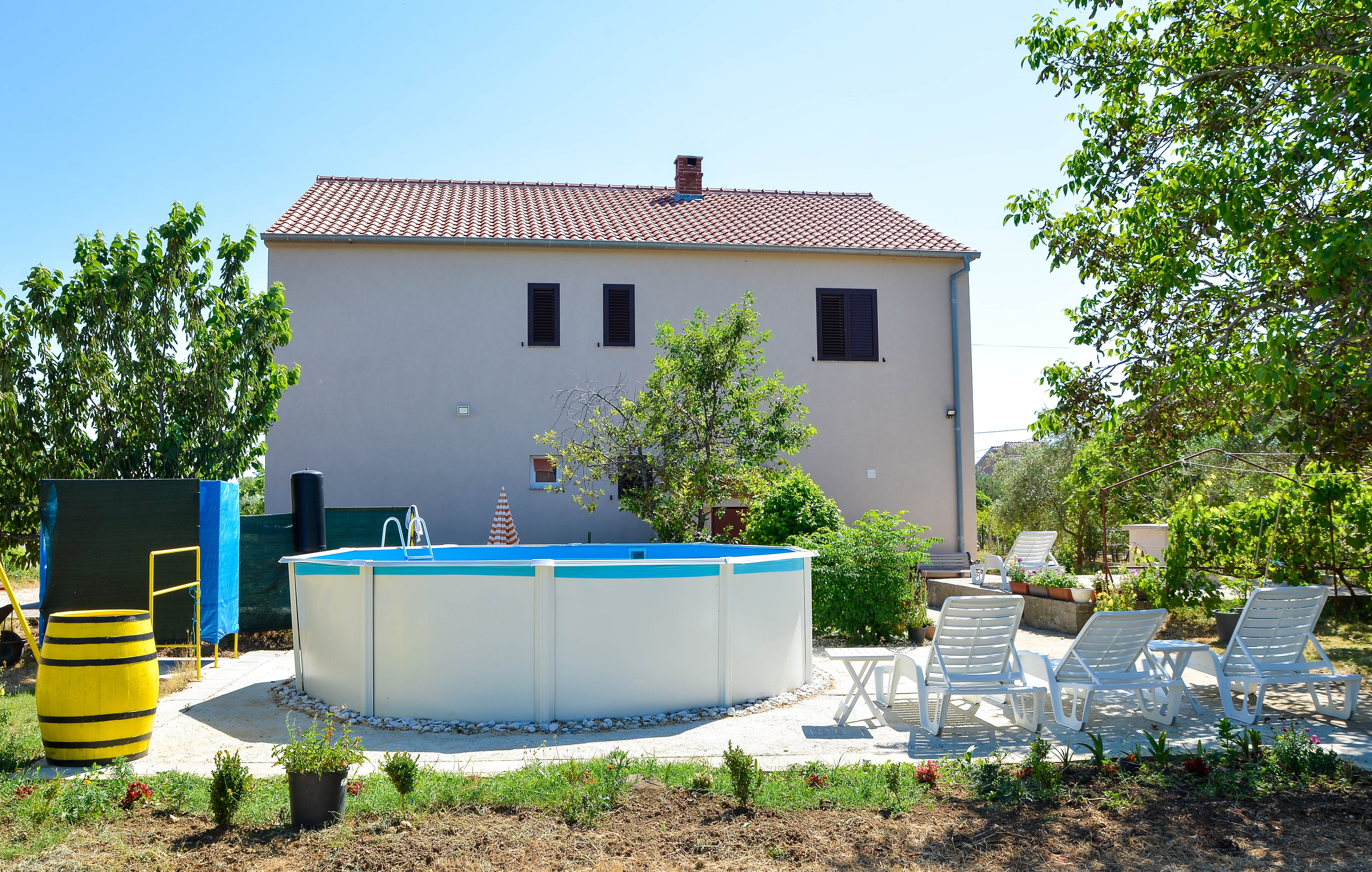 Trosoben apartma S teraso Poljica, Zadar  A-a