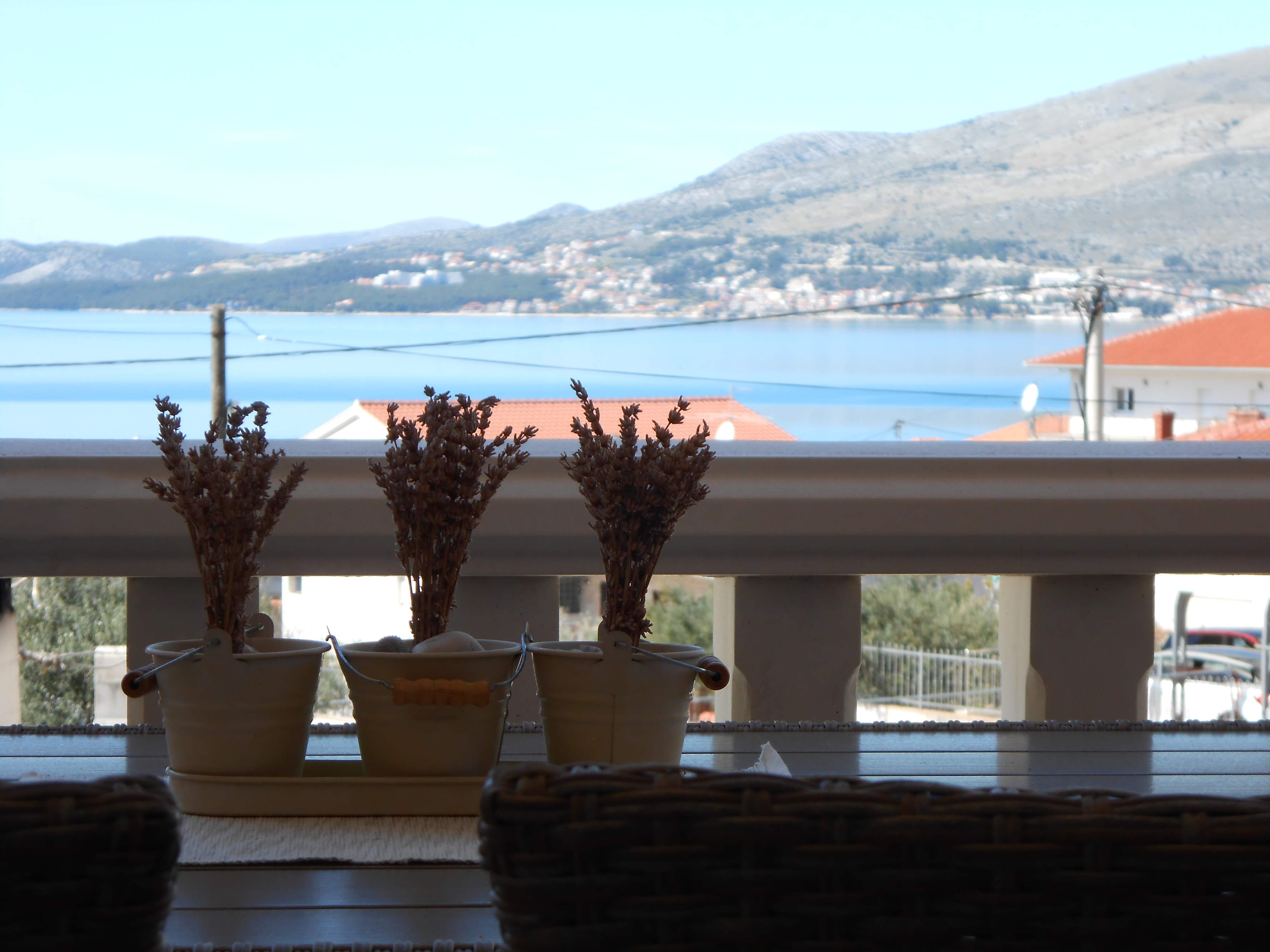 Two bedroom apartment with terrace and sea view Okrug Gornji, Čiovo  A-b
