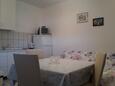 Sala da pranzo Grebaštica, Sala da pranzo nell'alloggi del tipo apartment, animali domestici ammessi e WiFi.