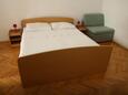 Slaapkamer 1 Srima - Vodice, Slaapkamer 1 in the apartment, (pet friendly) en WiFi.