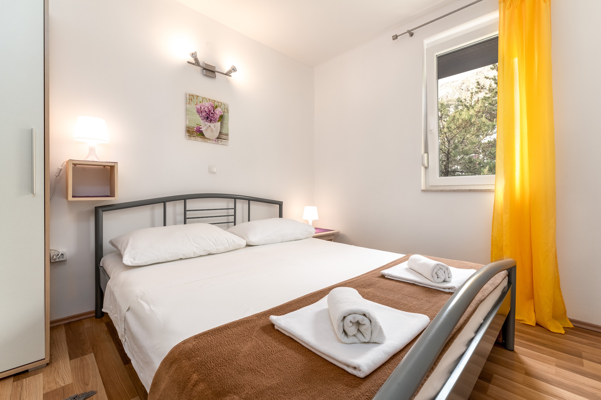 Two bedroom apartment with terrace Baška, Krk (A-13907-c)