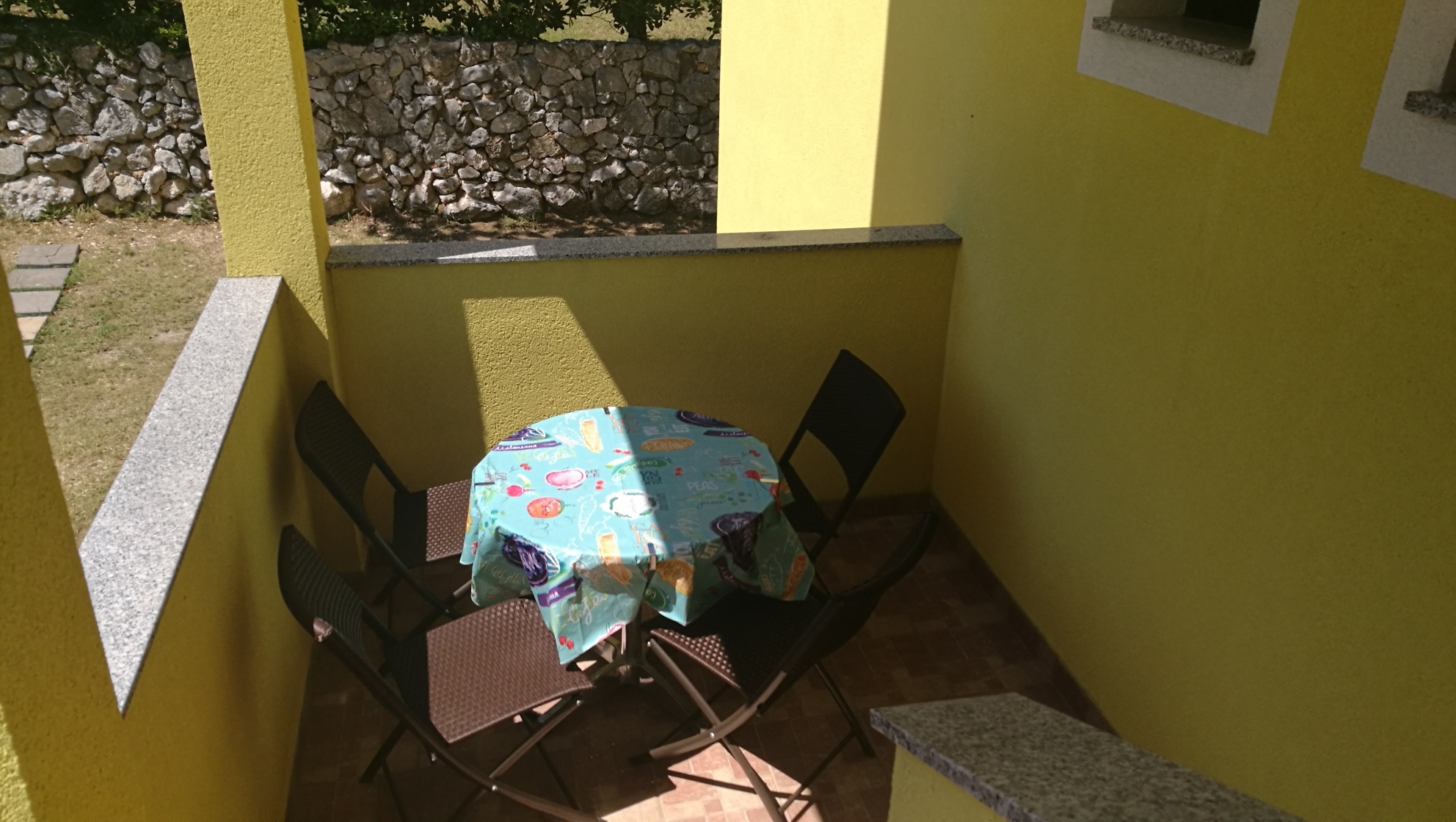 Two bedroom apartment with terrace Baška, Krk  A-d