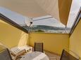 Terasa 2 Baška, Terasa 2 v ubytování typu apartment, s výhledem na moře a WiFi.