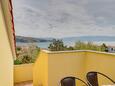 Terasa 1 - pohled Baška, Terasa 1 - pohled v ubytování typu apartment, WiFi.