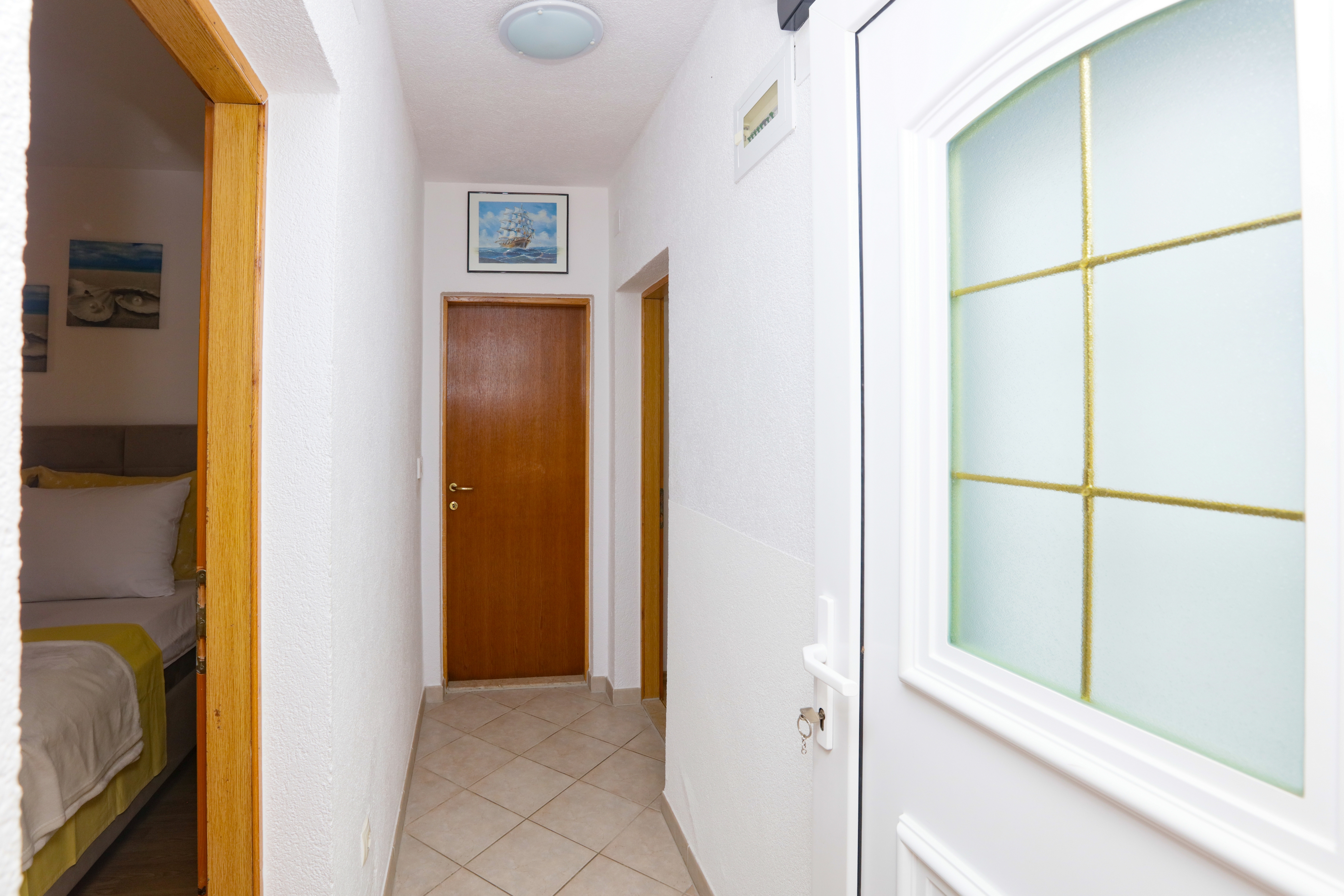 One bedroom apartment with terrace and sea view Vodice  A-c