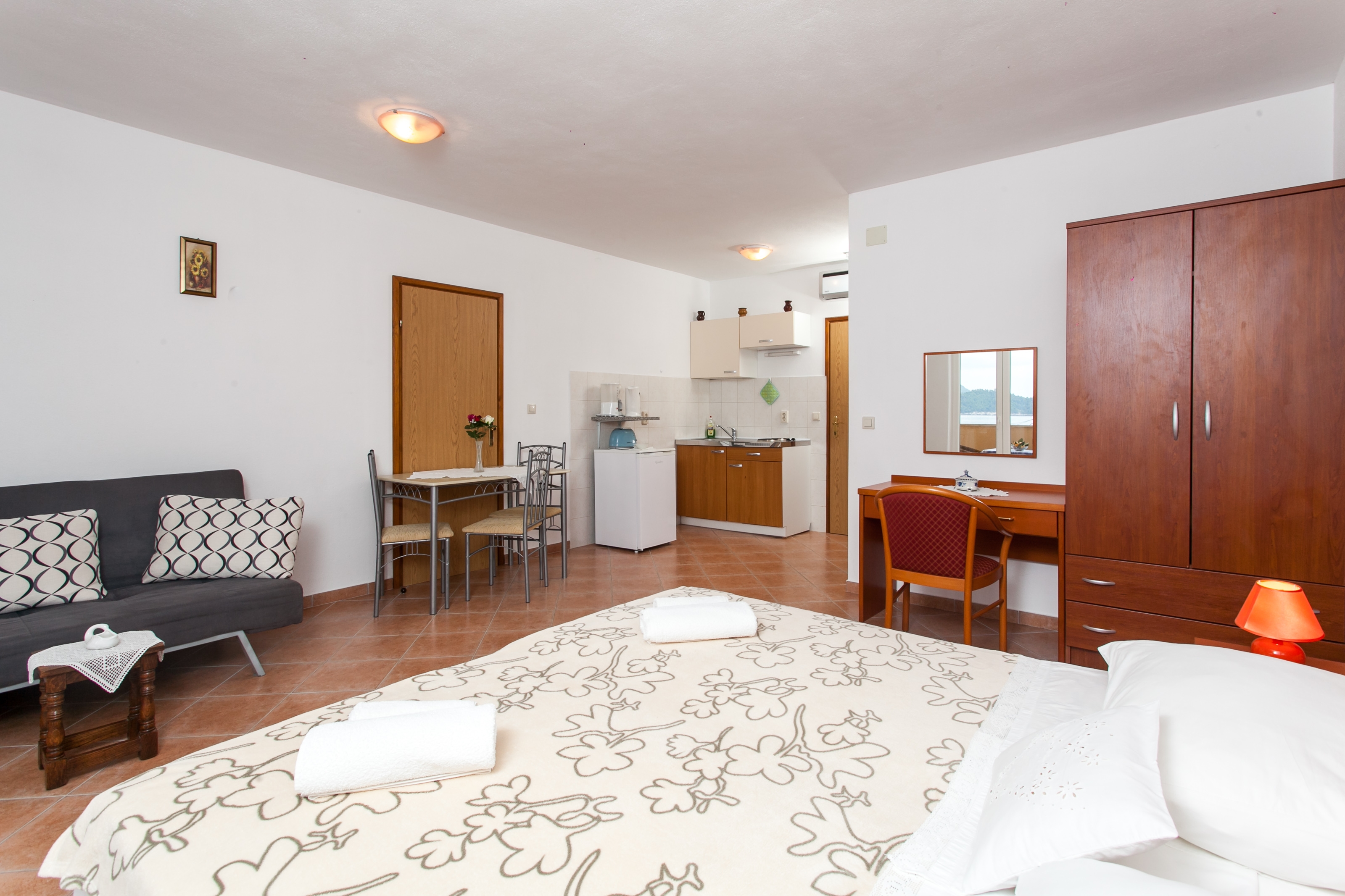 Studio flat with balcony and sea view Lopud, Elafiti  AS-a