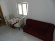 Living room Orebić, Living room in the apartment, air condition available and WiFi.