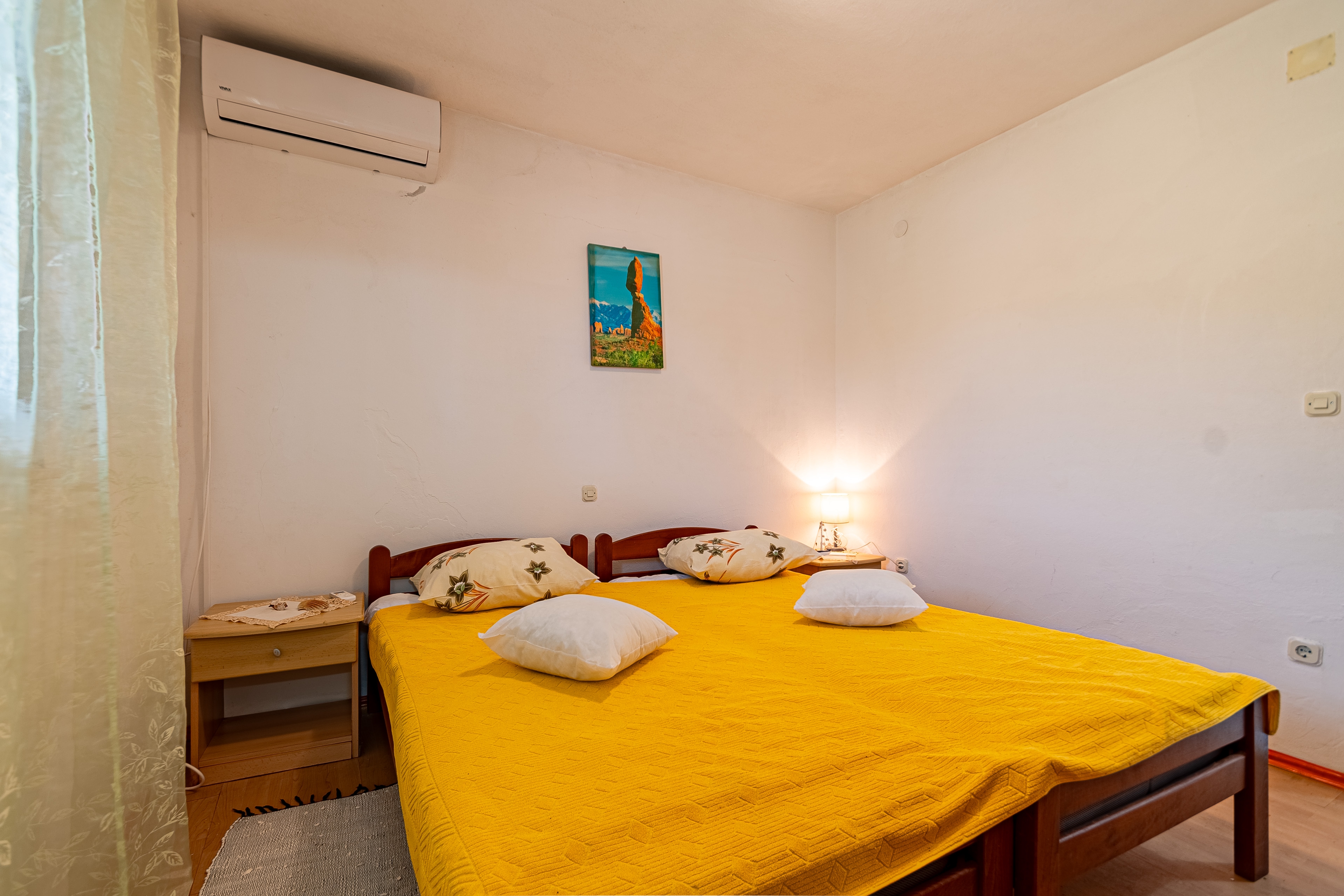 Two bedroom apartment with terrace and sea view Luka Dubrava, Pelješac  A-b