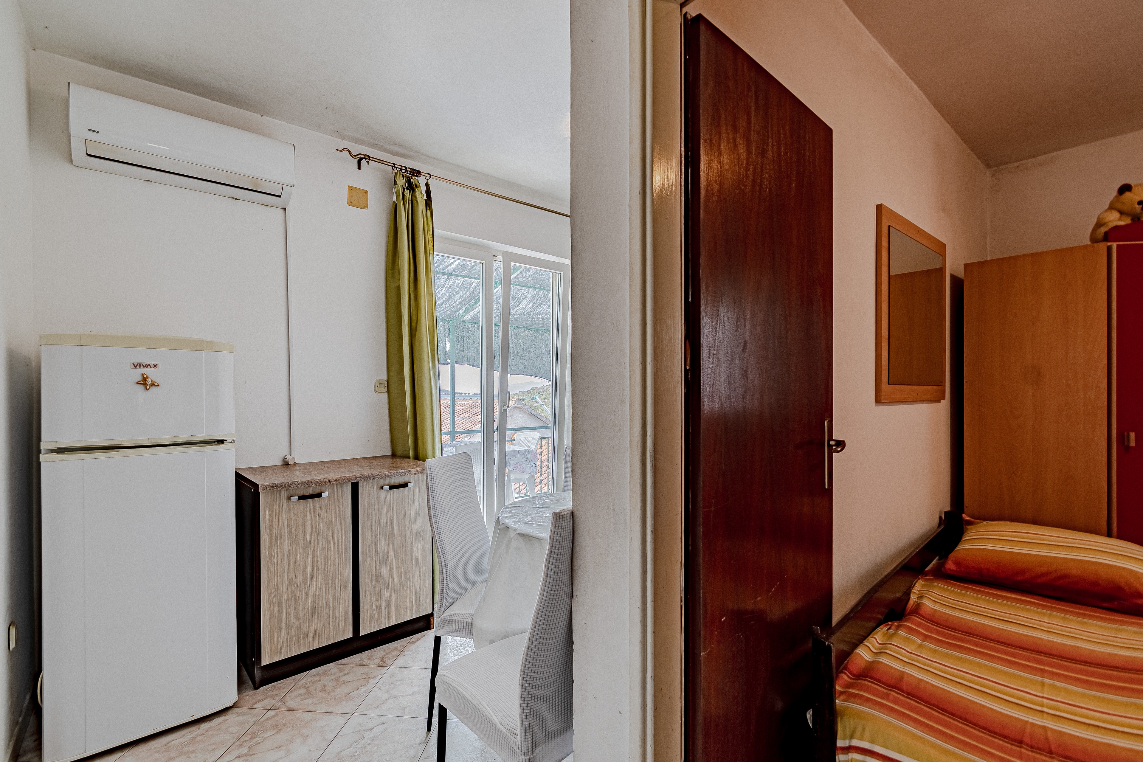 Two bedroom apartment with terrace and sea view Luka Dubrava, Pelješac  A-b