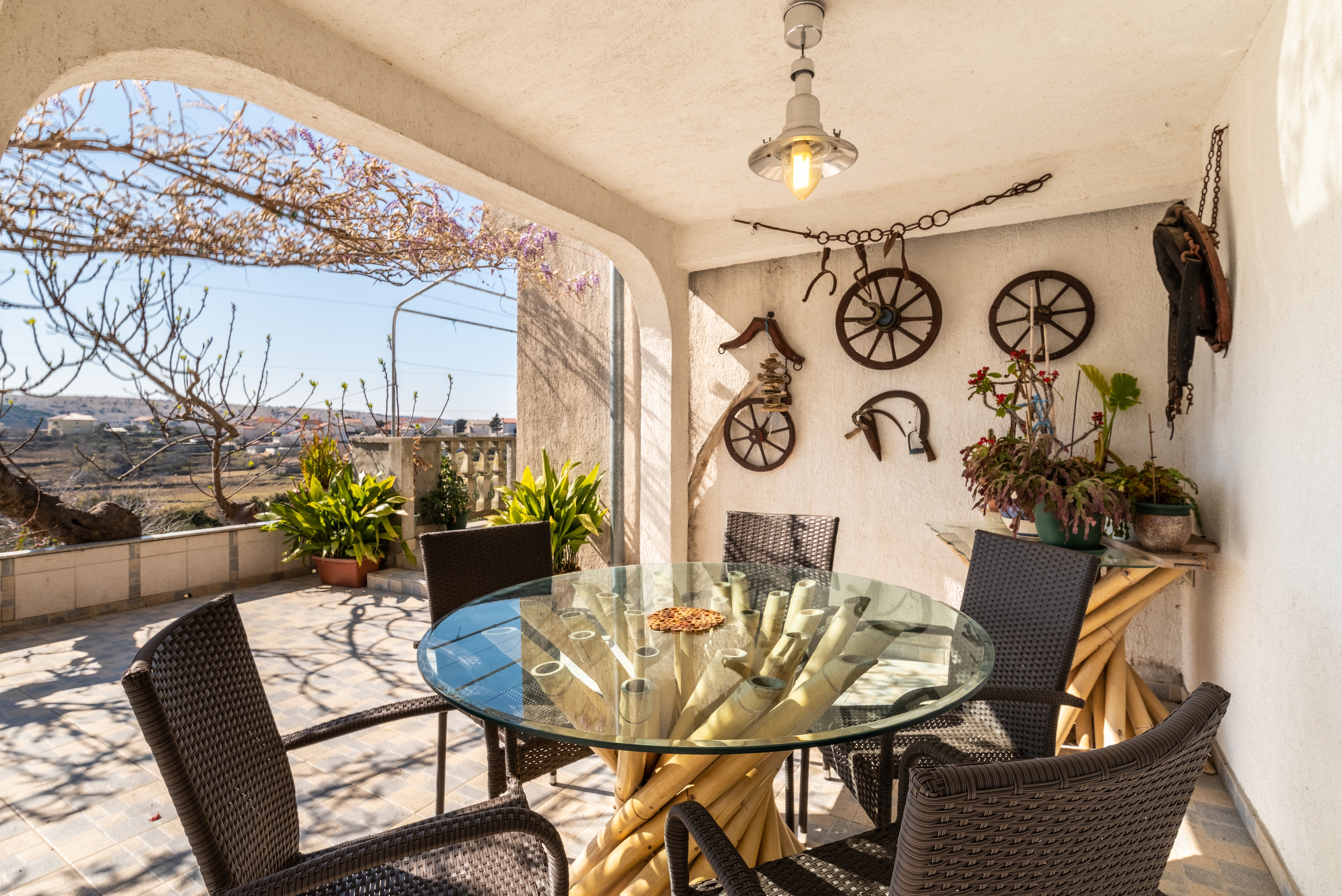 Dvosobni apartman s terasom Lopar, Rab  A-b