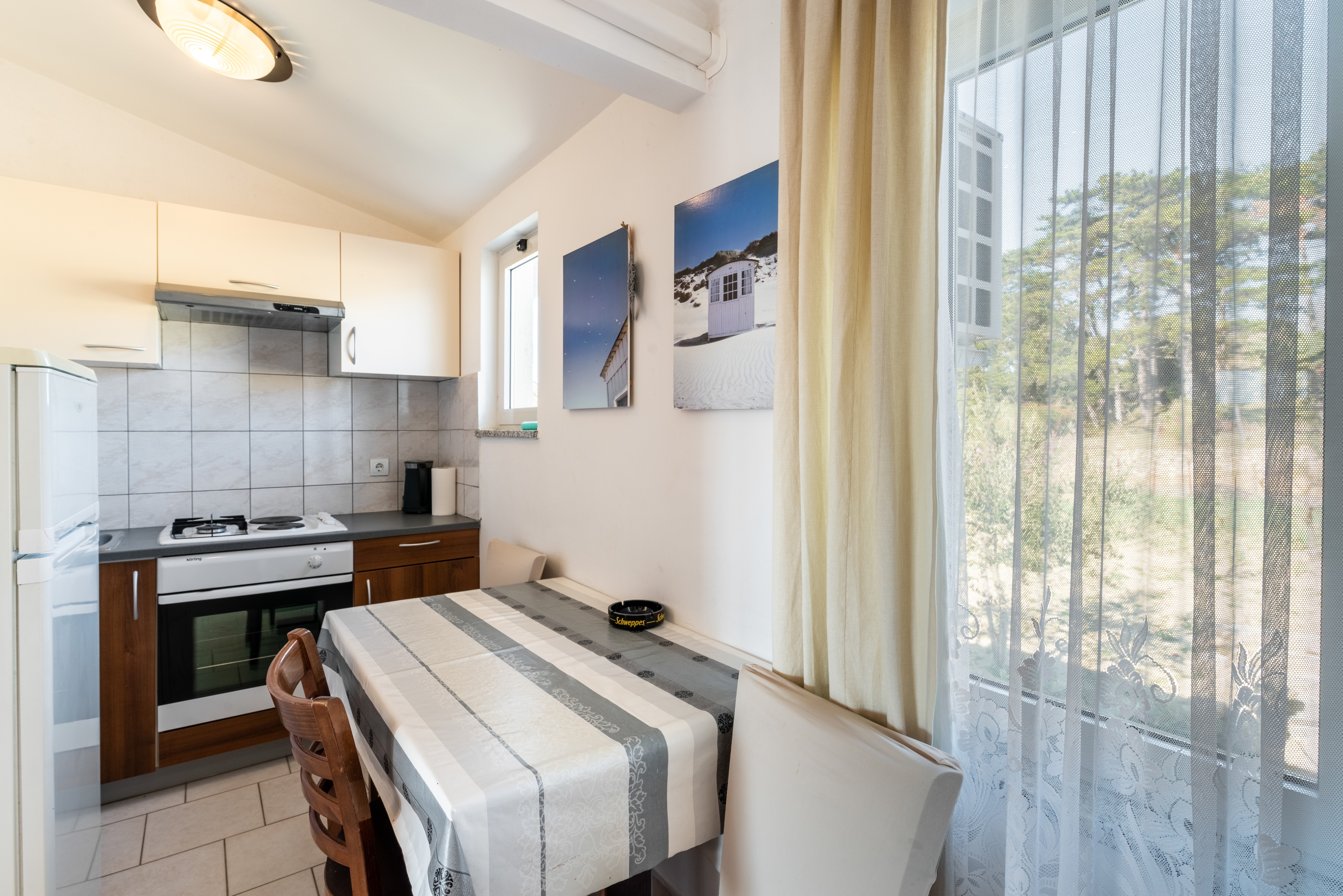 Two bedroom apartment with balcony and sea view Lopar, Rab (A-14070-c)