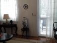 Orebić, Living room in the apartment, air condition available.